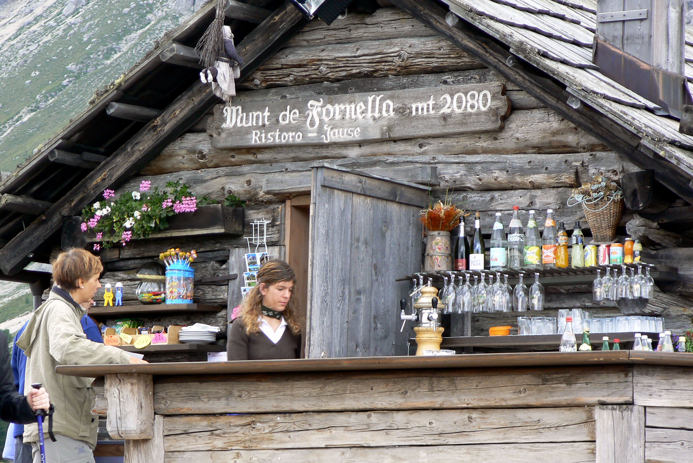 bar di montagna estivo molto desiderato