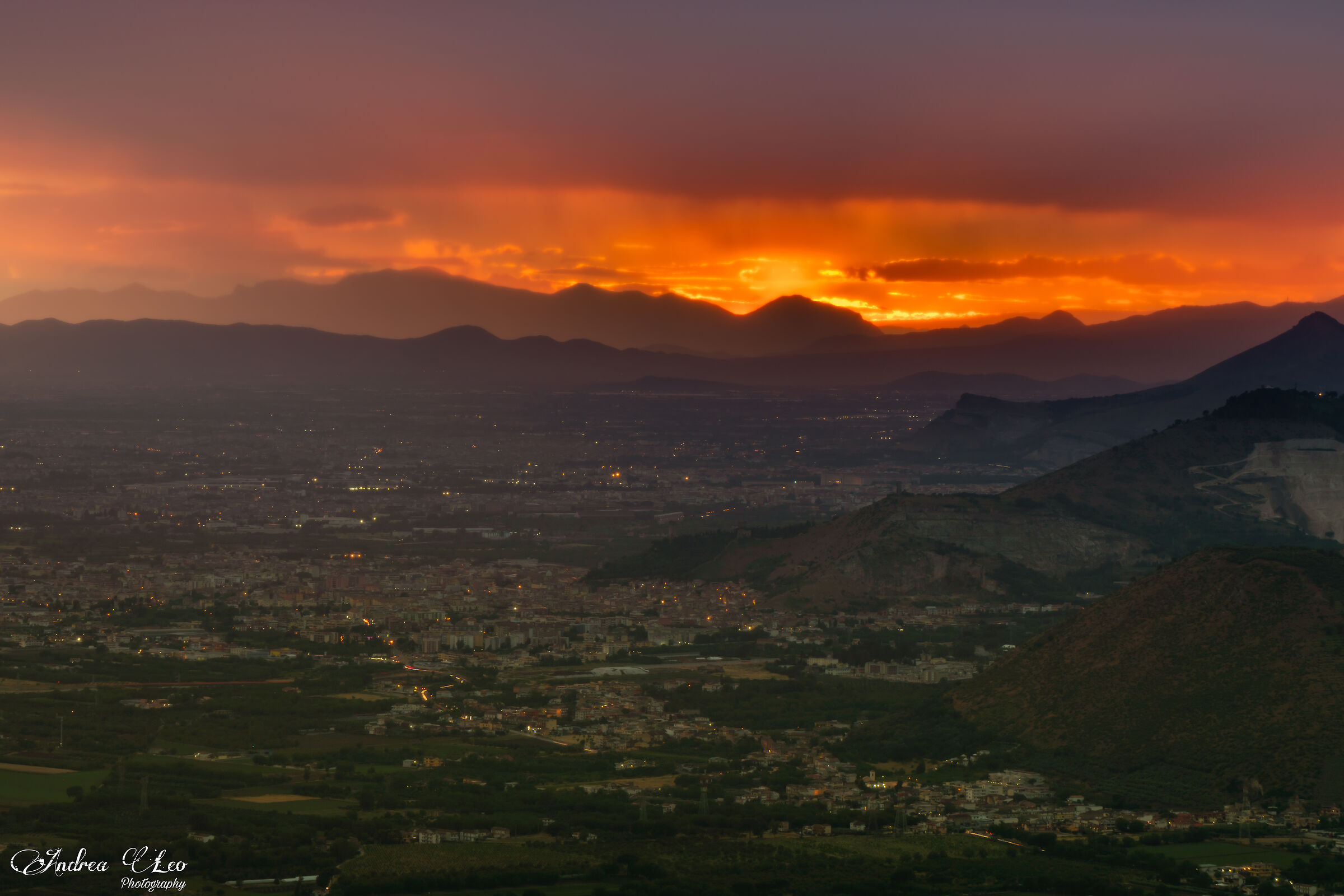 Il dominio della natura sull'uomo al tramonto