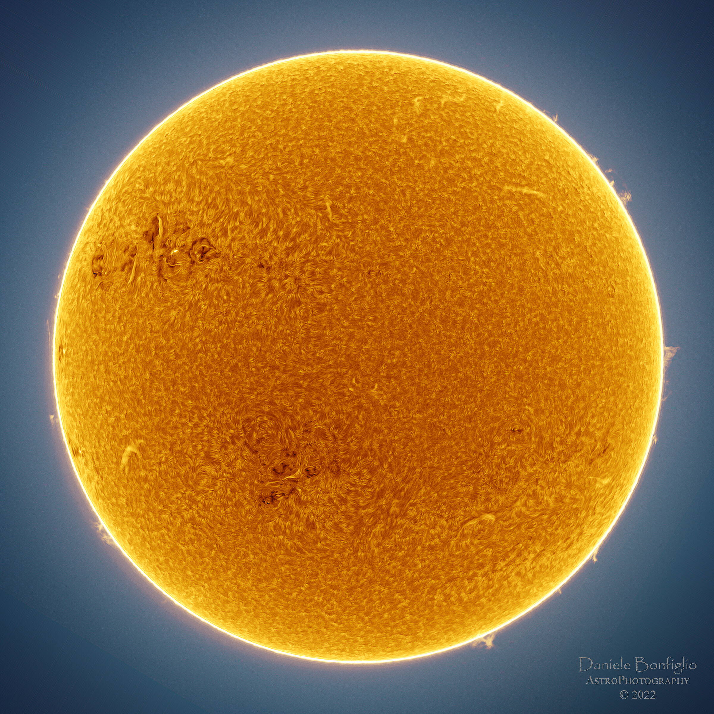 Sun in H-alpha of 13/06/2022