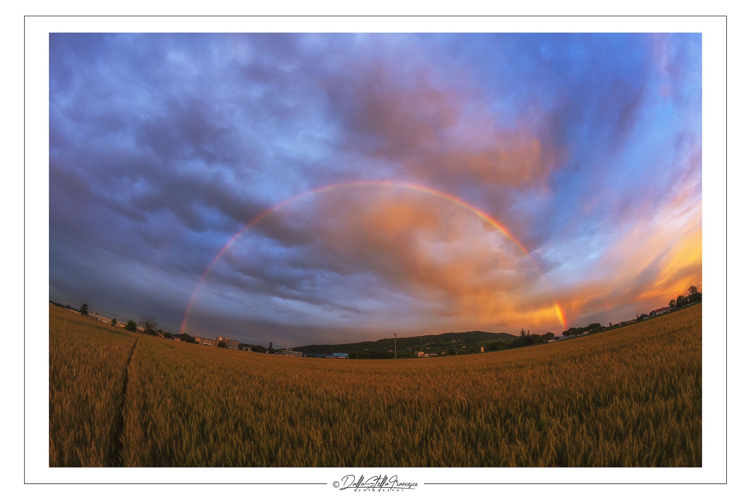 Rainbow with fisheye