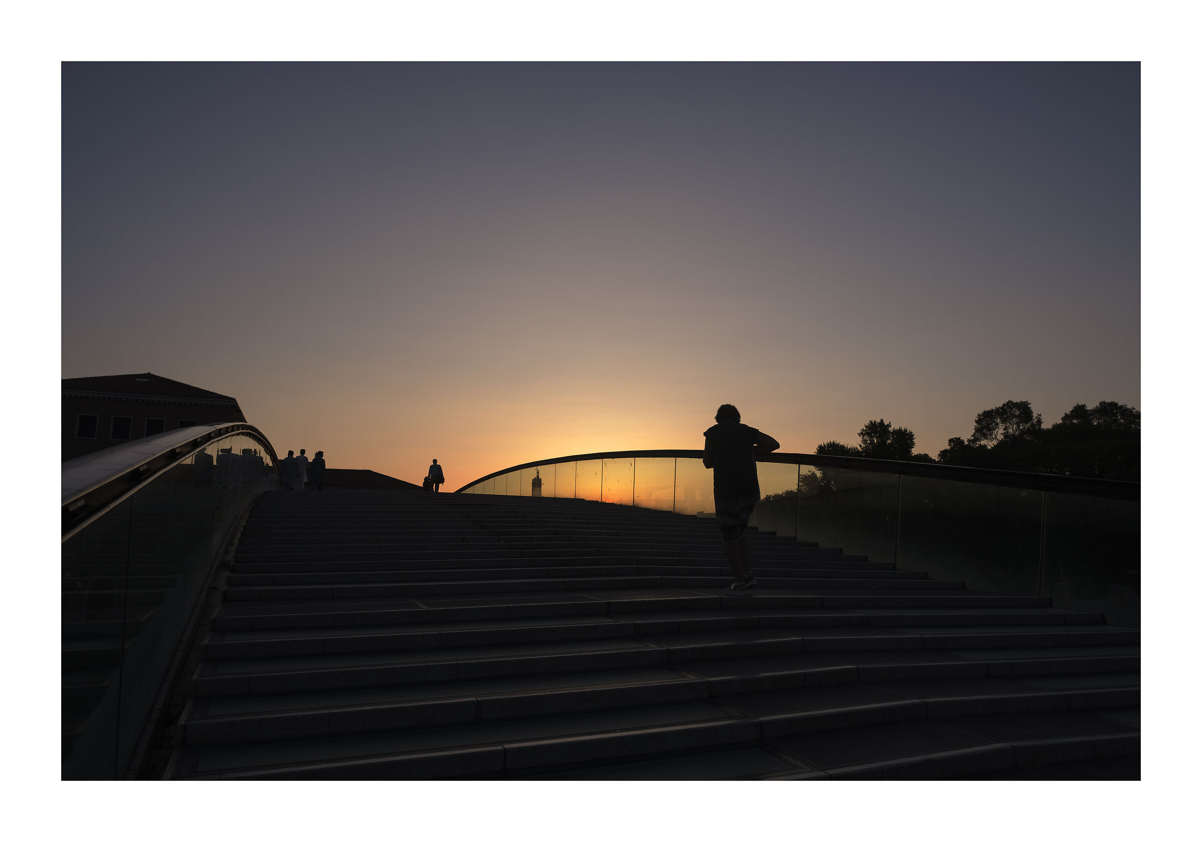 on the bridge of Calatrava ...
