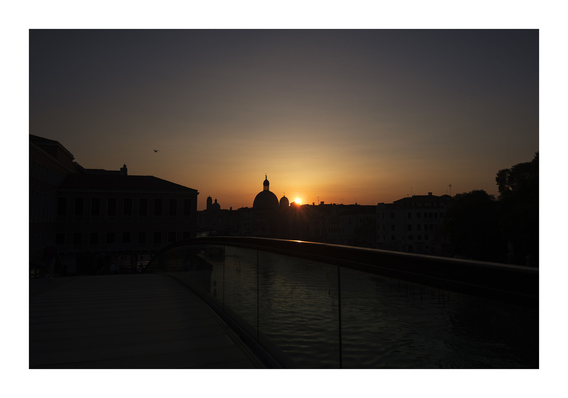 on the bridge of Calatrava ...