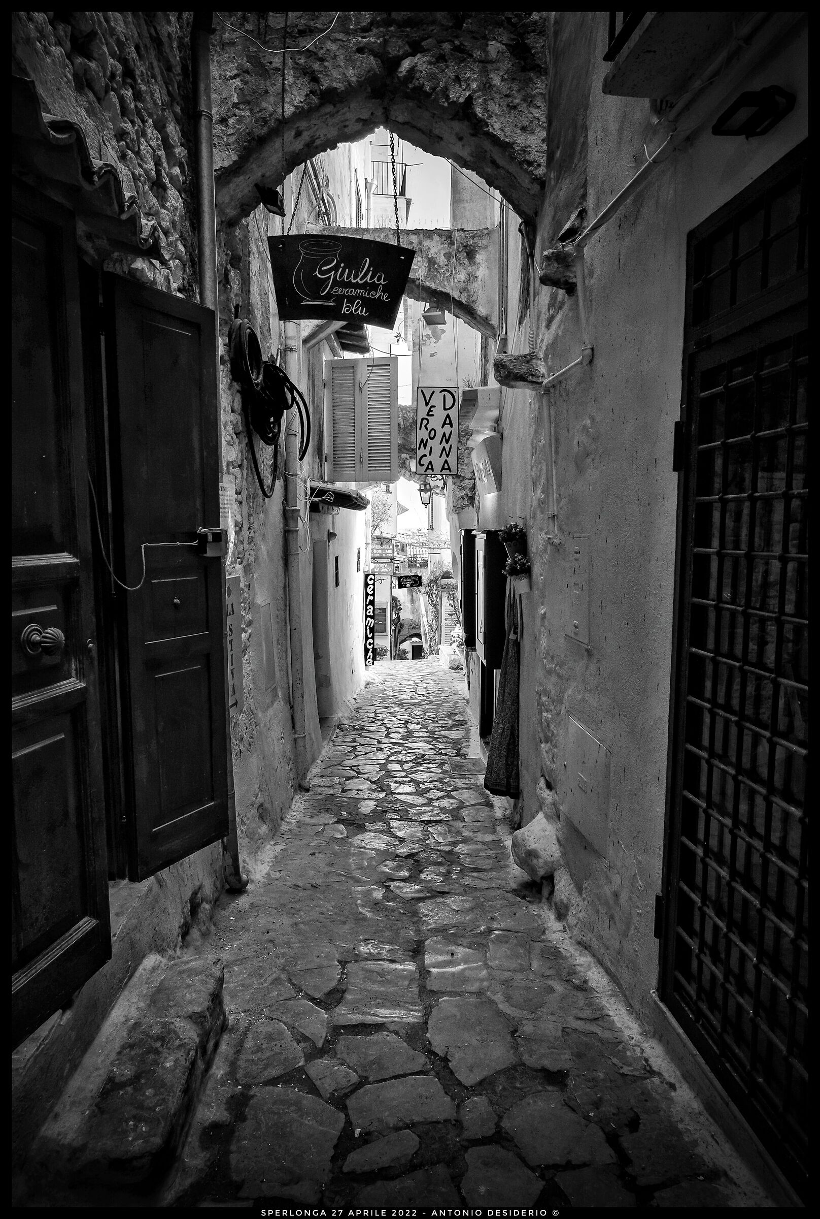 In the alleys of Sperlonga