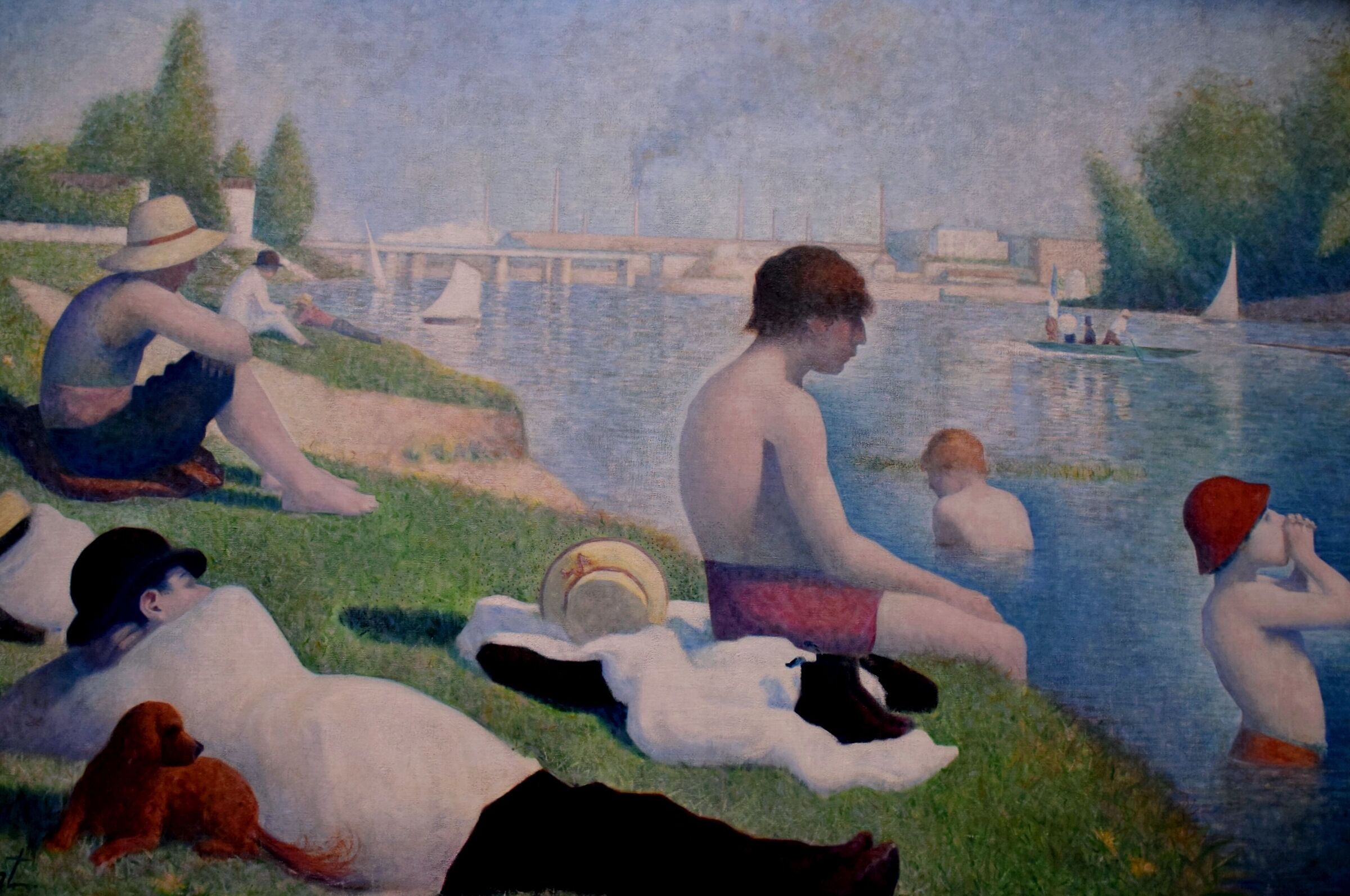 Georges Seurat "Bathers in Asnières (1884)