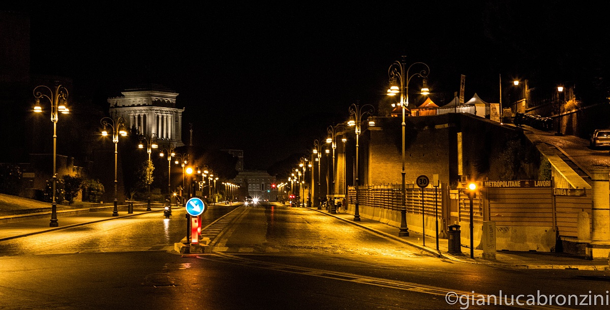 Via Fori Imperiali from the Colosseum