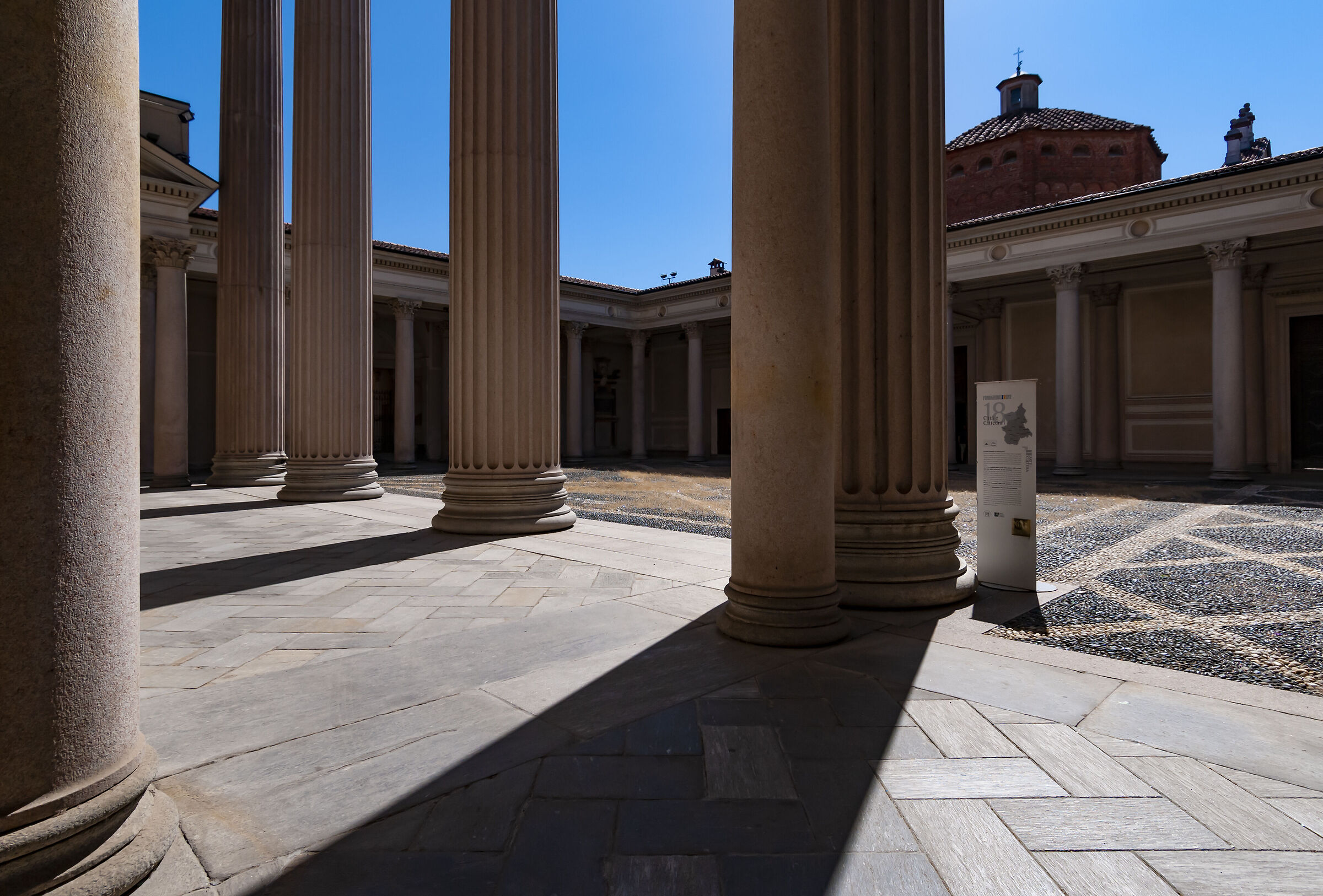 Quadriportico of the Cathedral of Novara