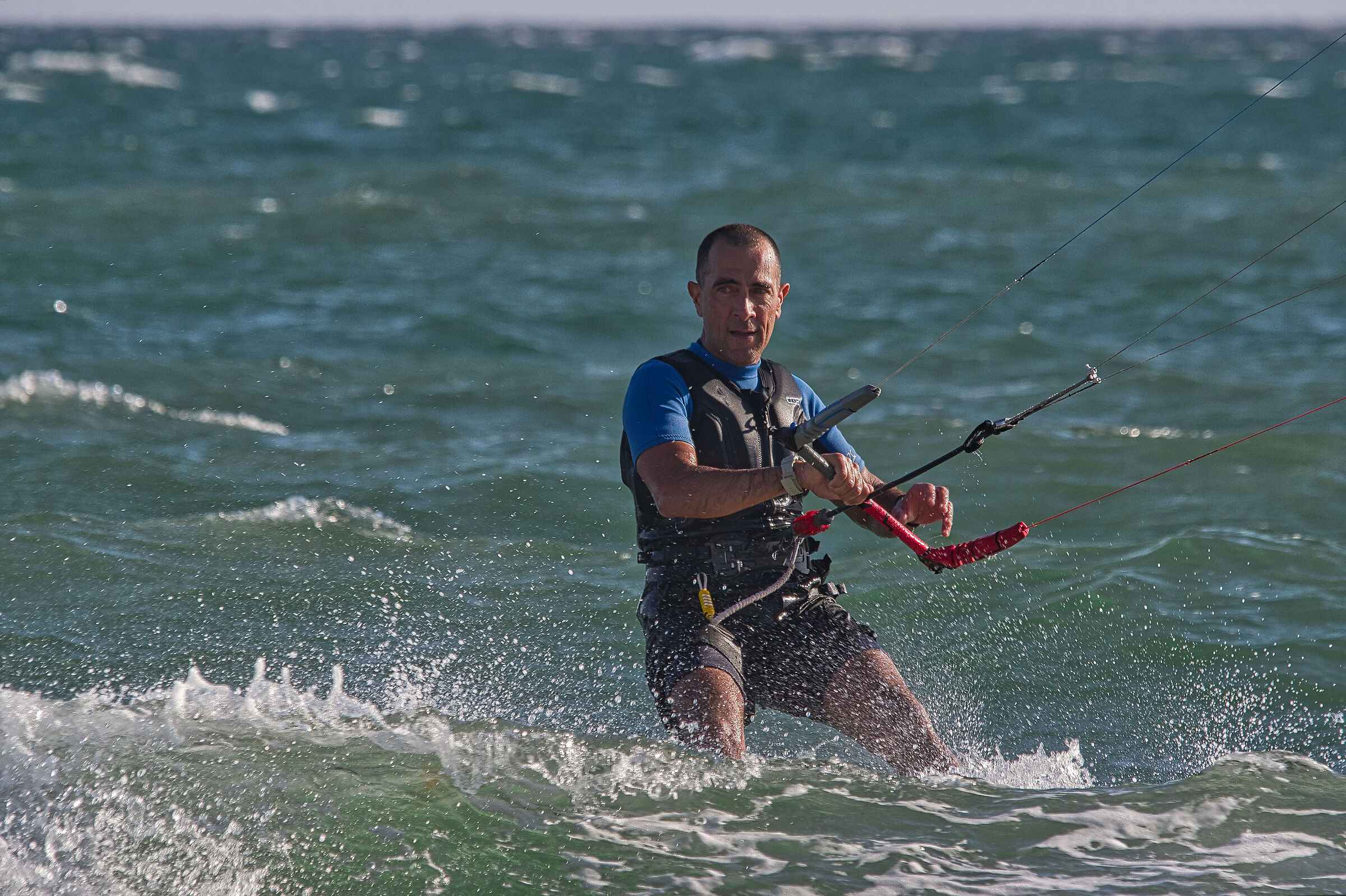 kitesurfing