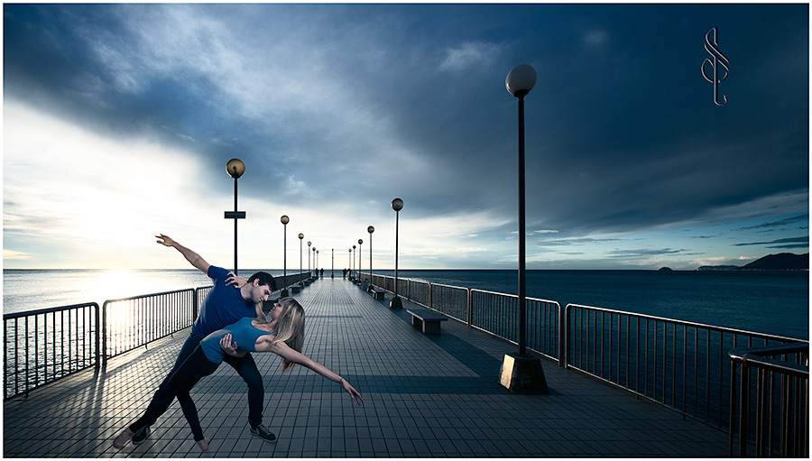 Dancing on the pier