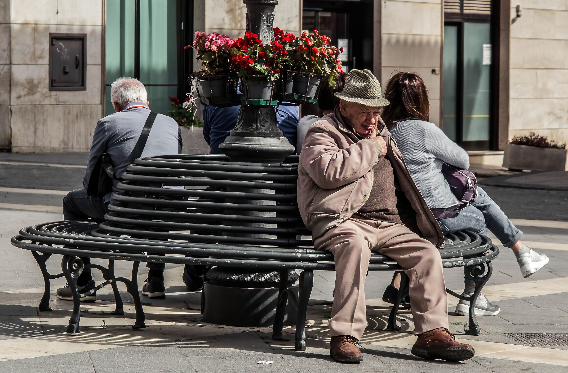 La panchina circolare