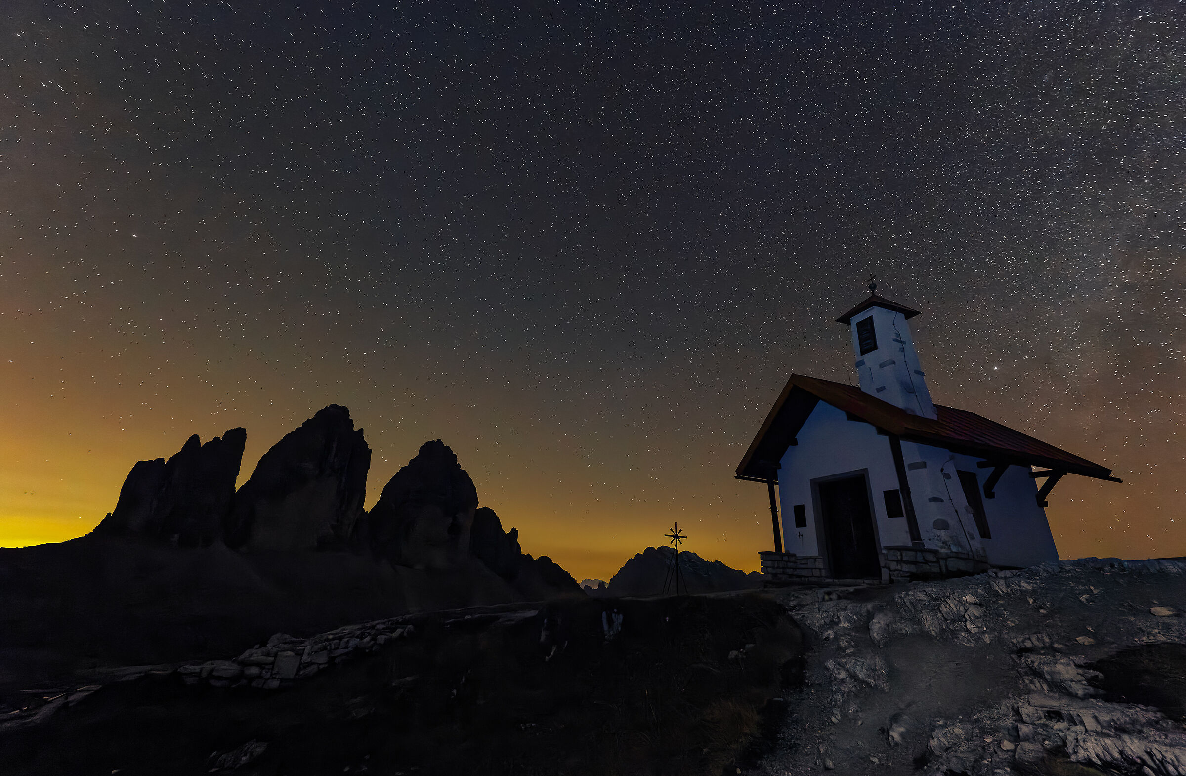 Ai piedi delle tre cime.