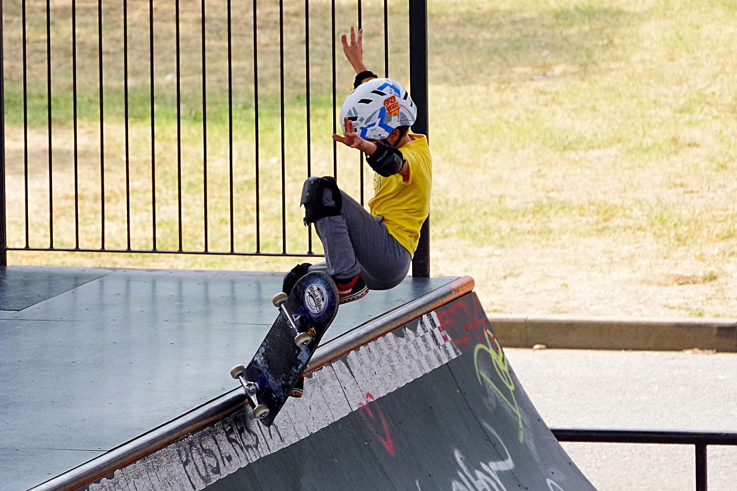 Il piccolo "skateboarder"