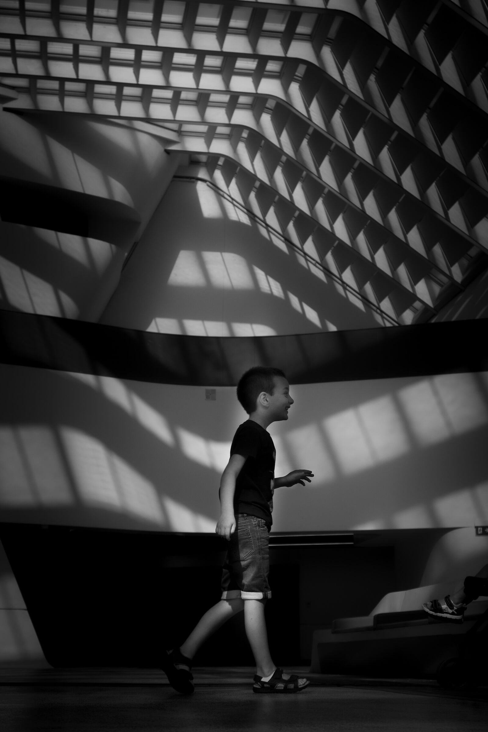 exploring the station