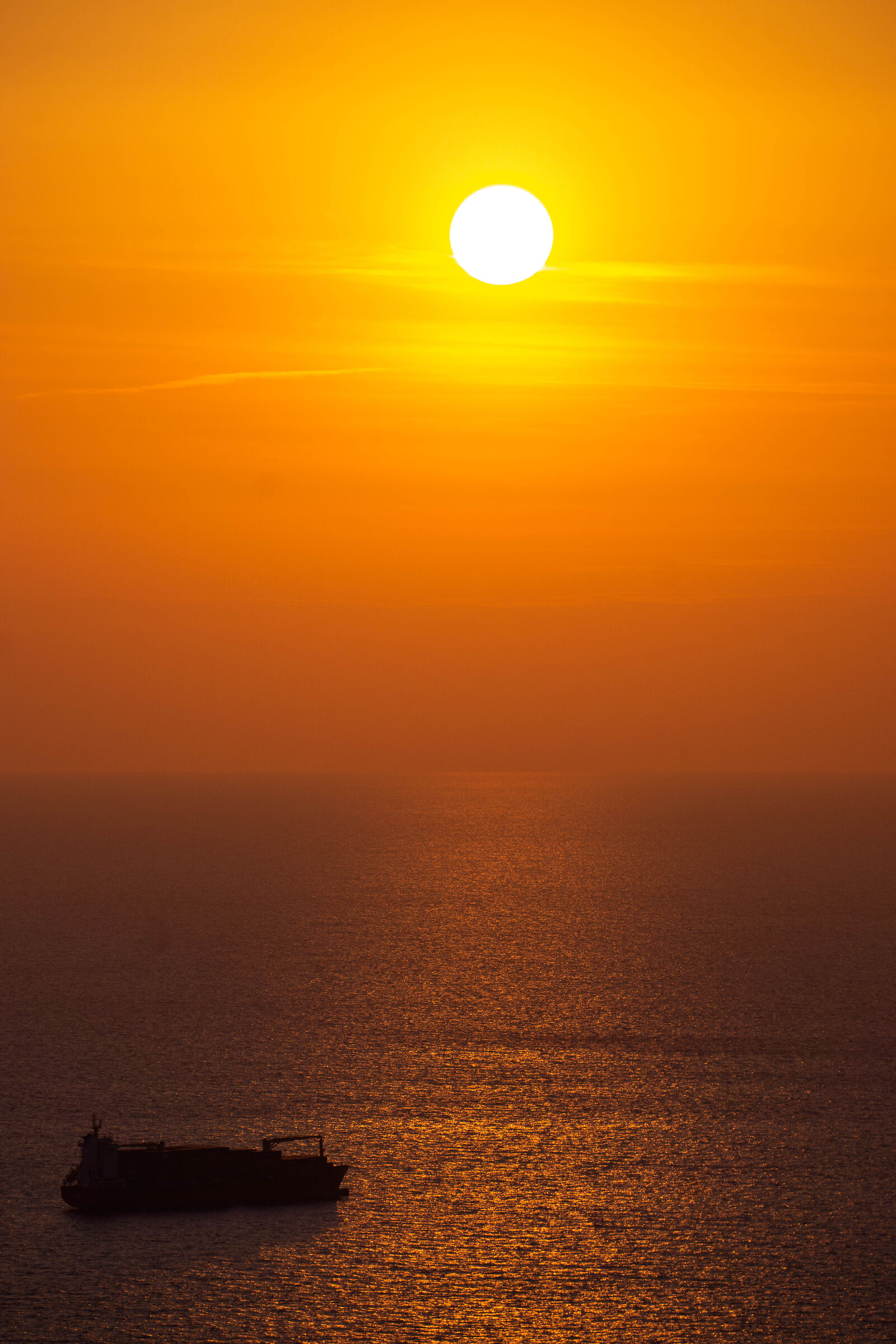 Tramonto sul mare