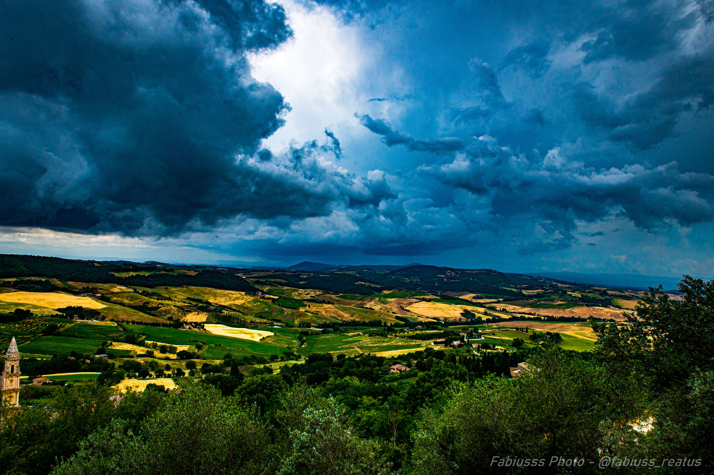 Temporale a Montepulciano