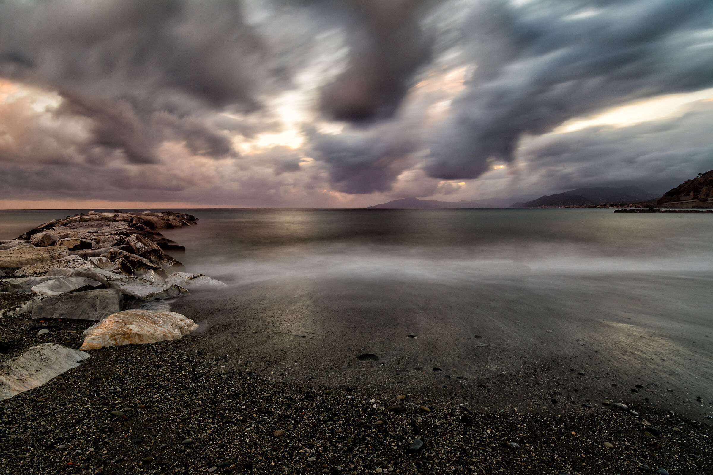 An evening of clouds