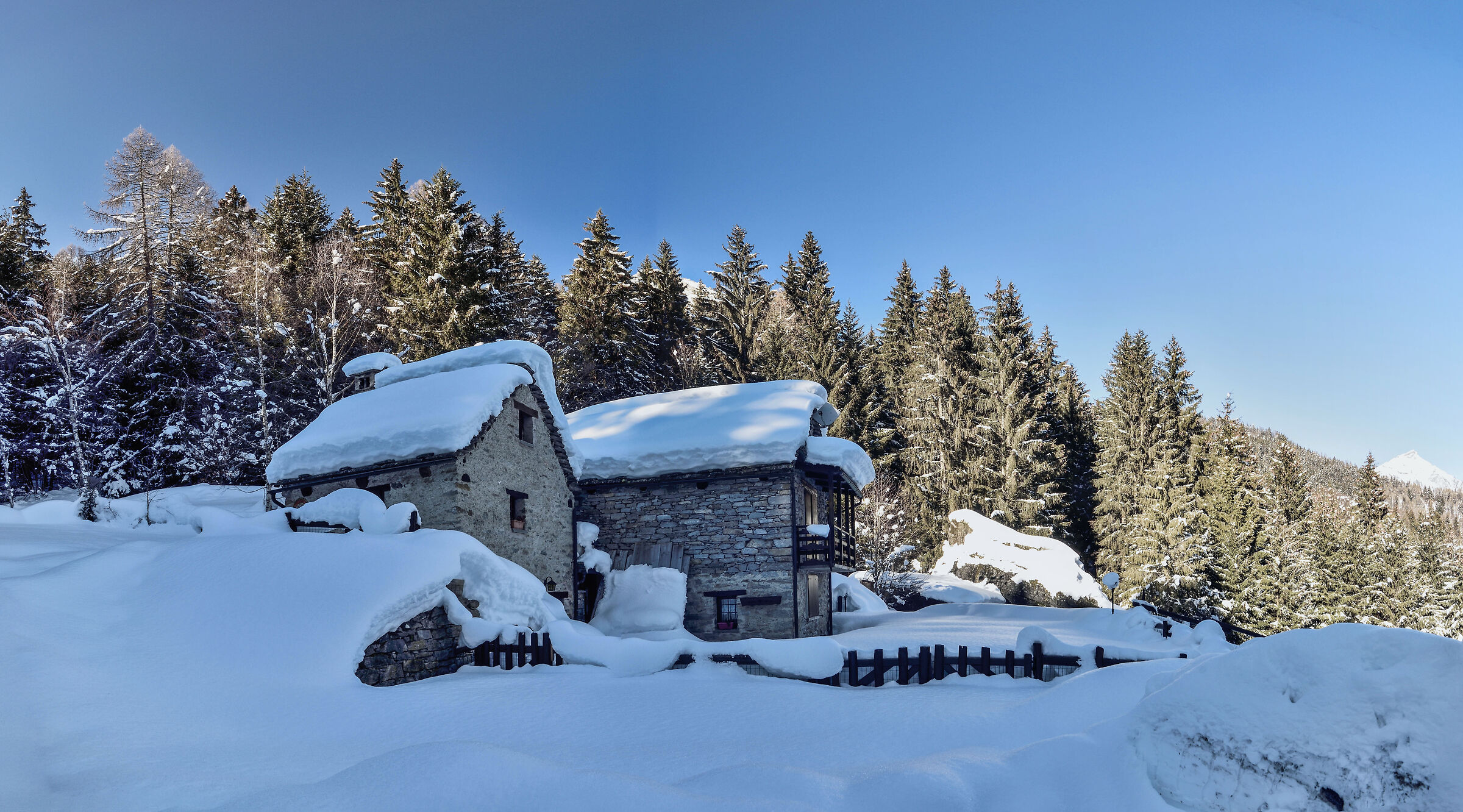January 2021 snowshoeing Foppiano di Crodo-Alpe Voma-Alp