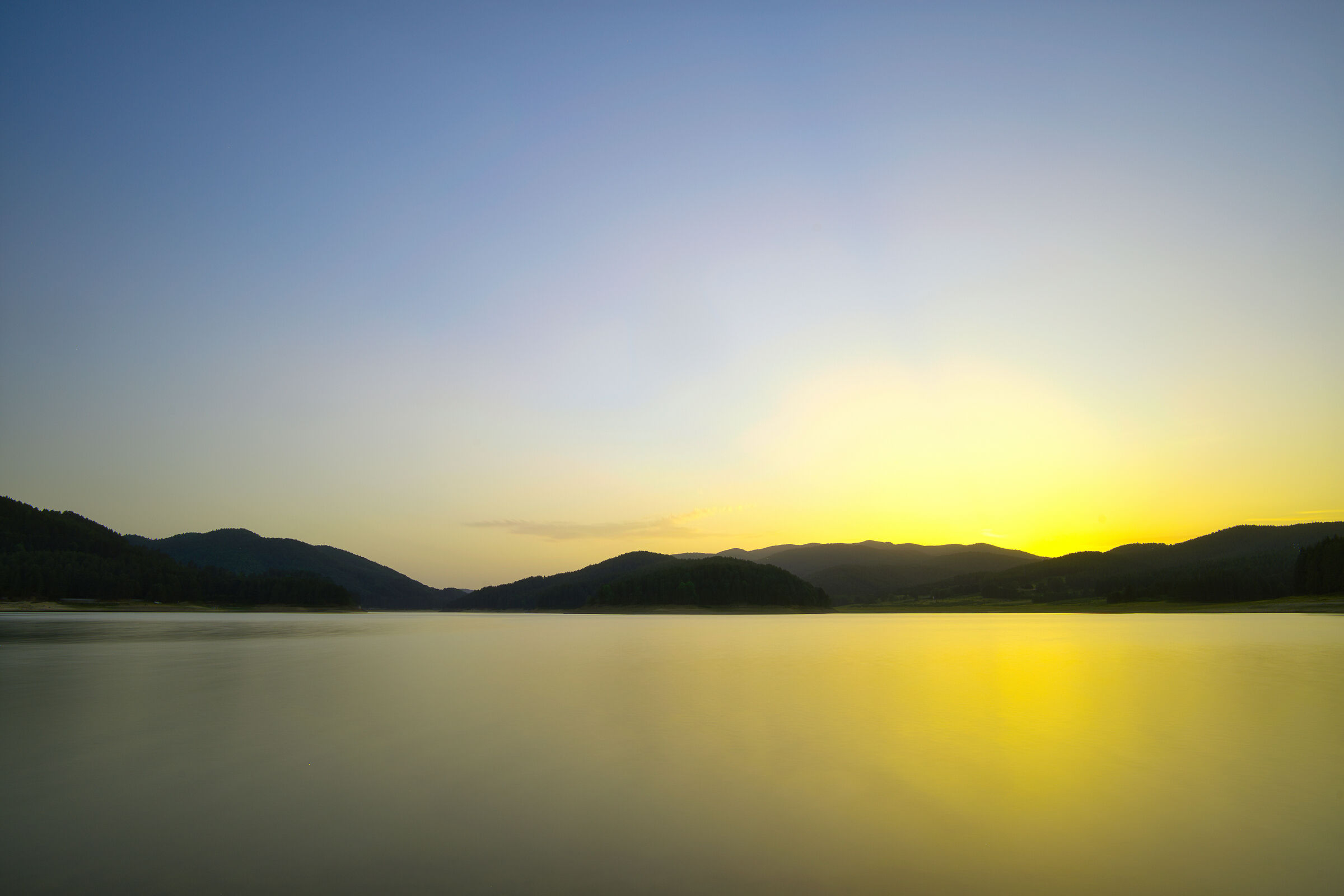 Ampollino al tramonto