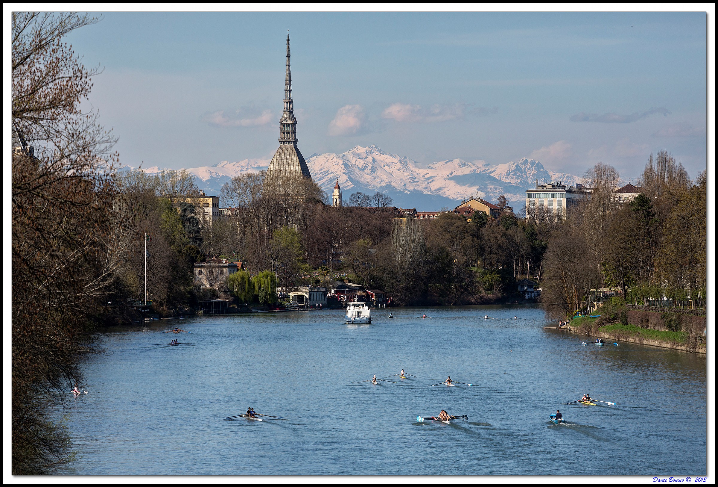 La Mole,il Po,le Alpi
