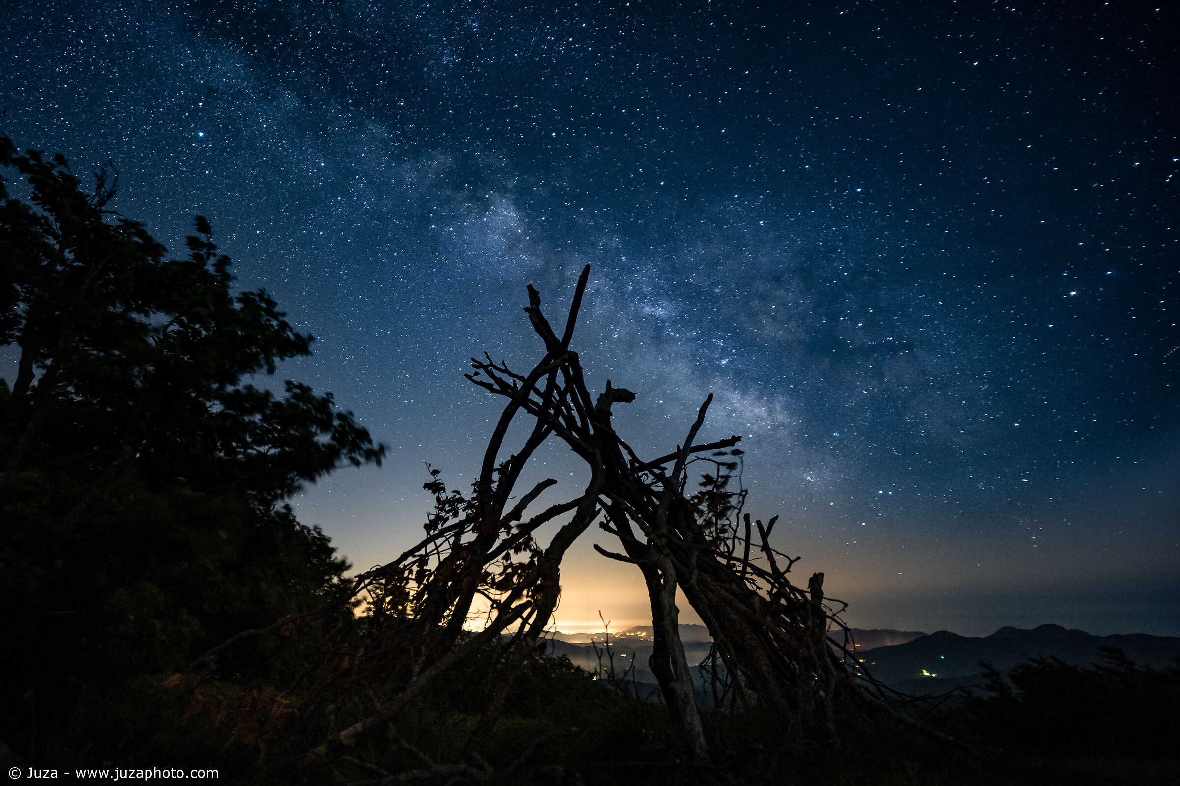 La capanna e la via lattea