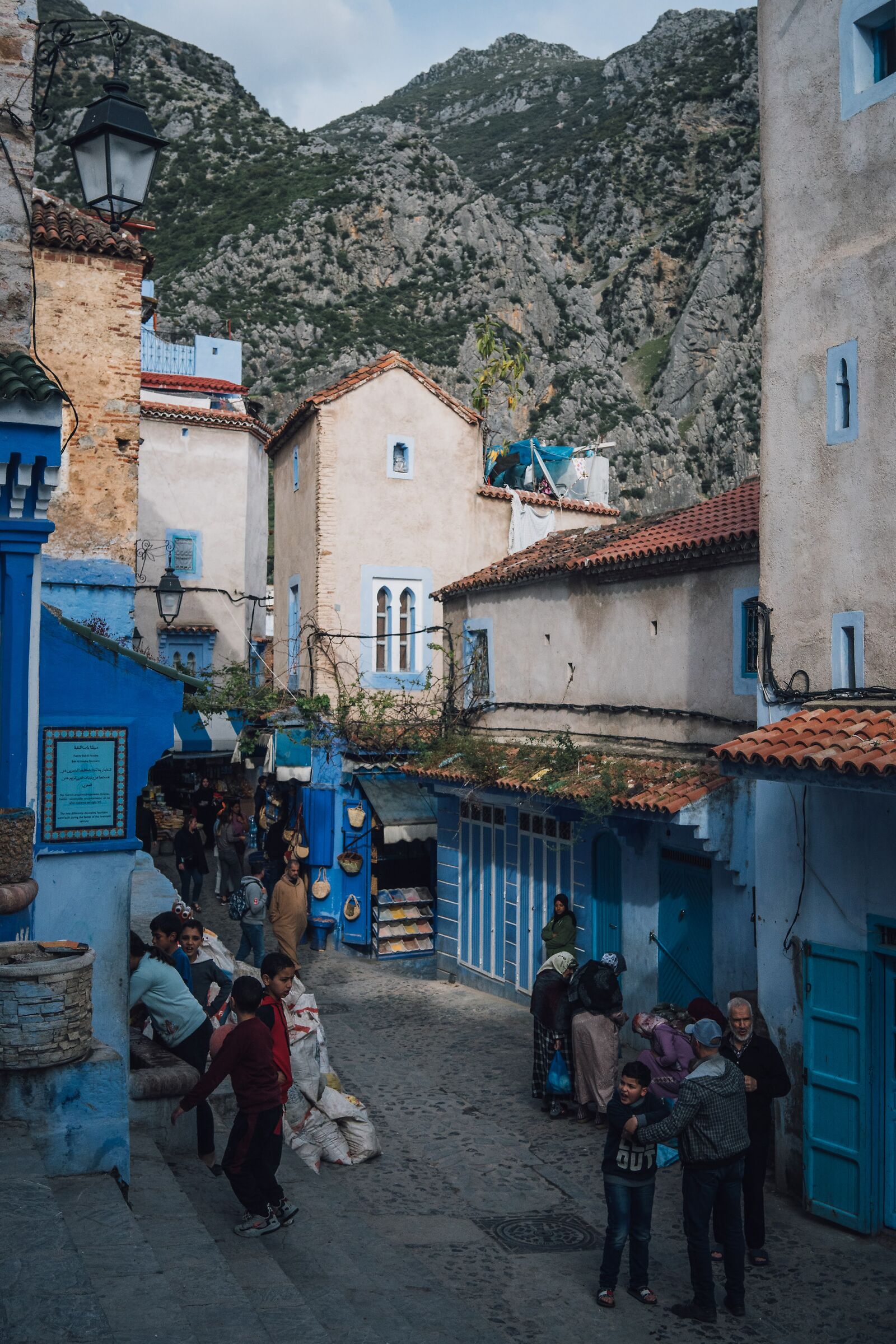 In the streets of Chefchaouen