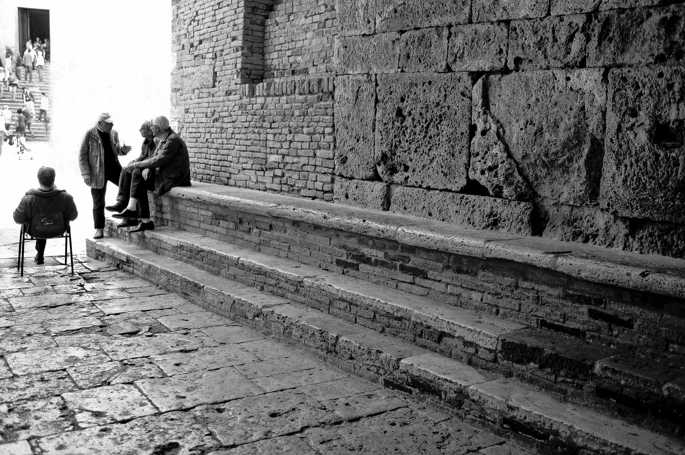 people of San Gimignano