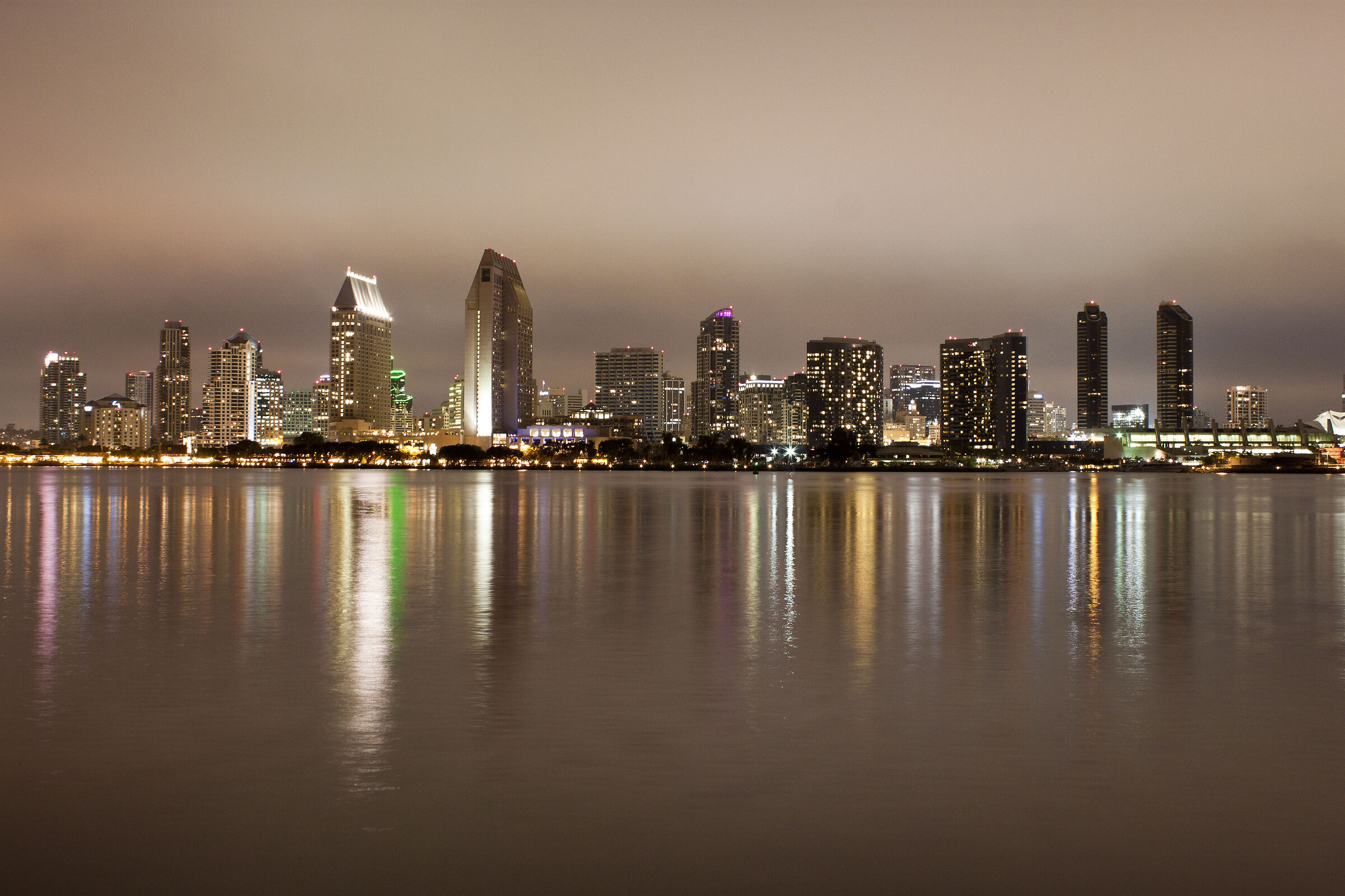 San Diego by night