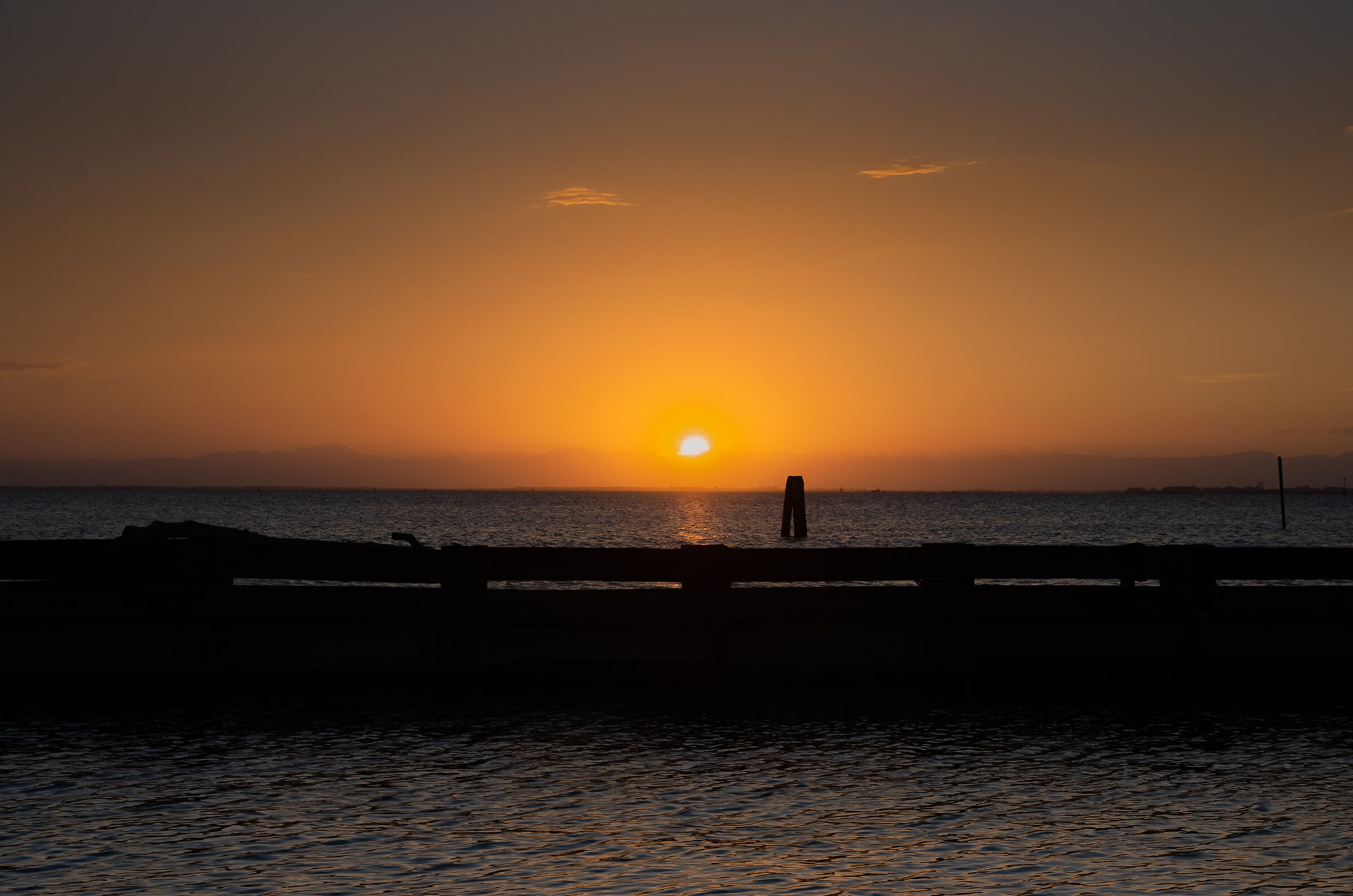 Tramonto a Pellestrina