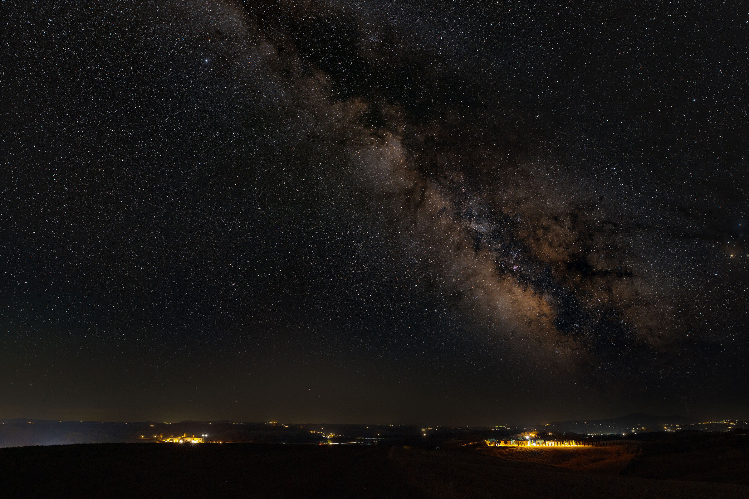 Via Lattea in Val d'Arbia