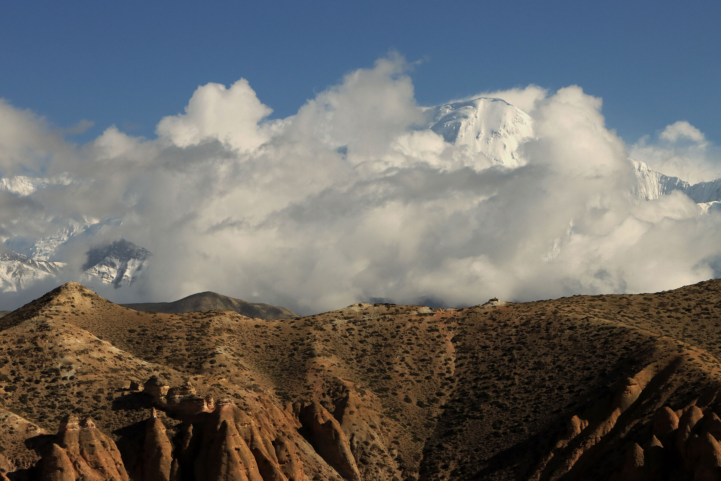 an almost unreal mountain