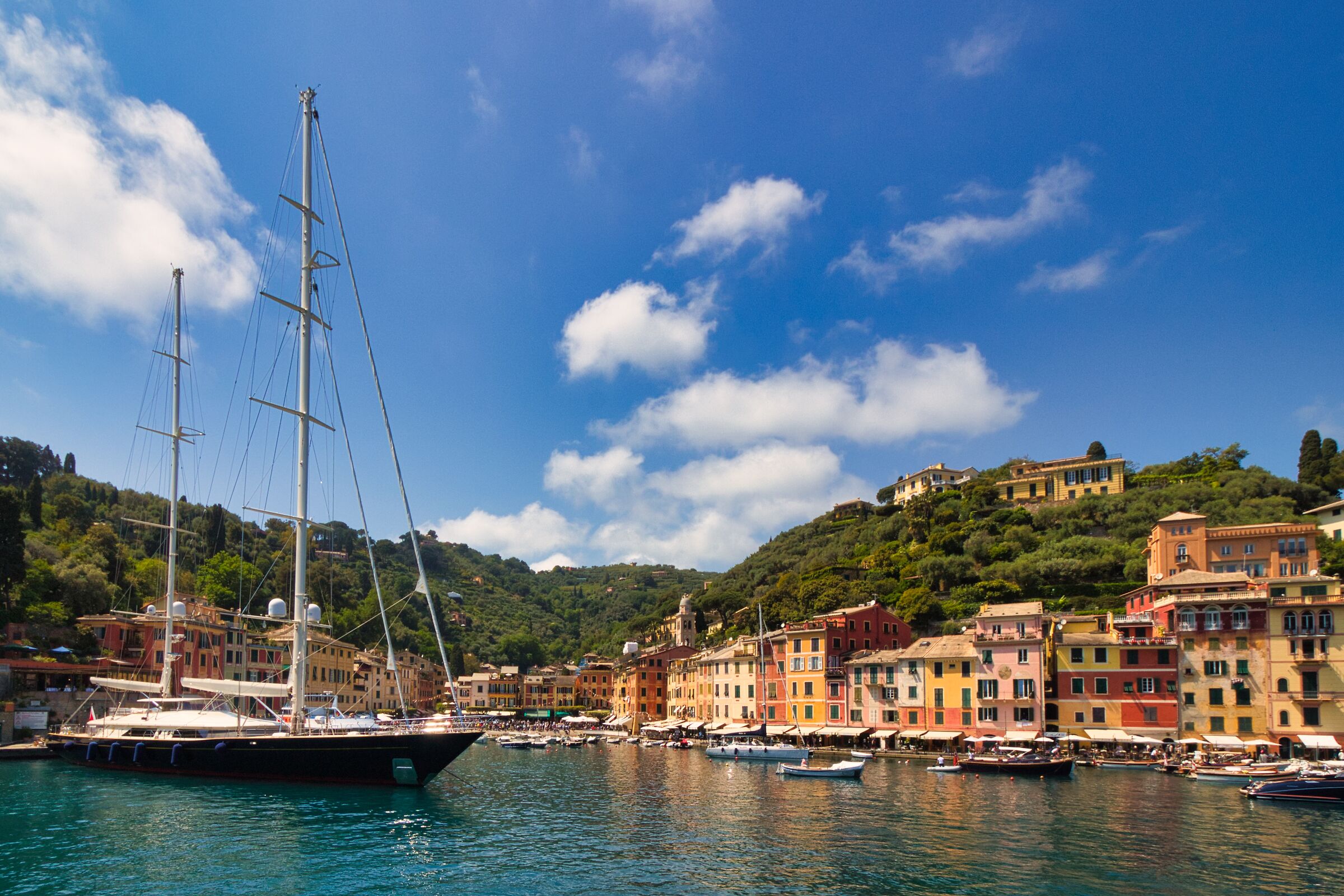 Ero lì con la mia bagnarola a Portofino ...
