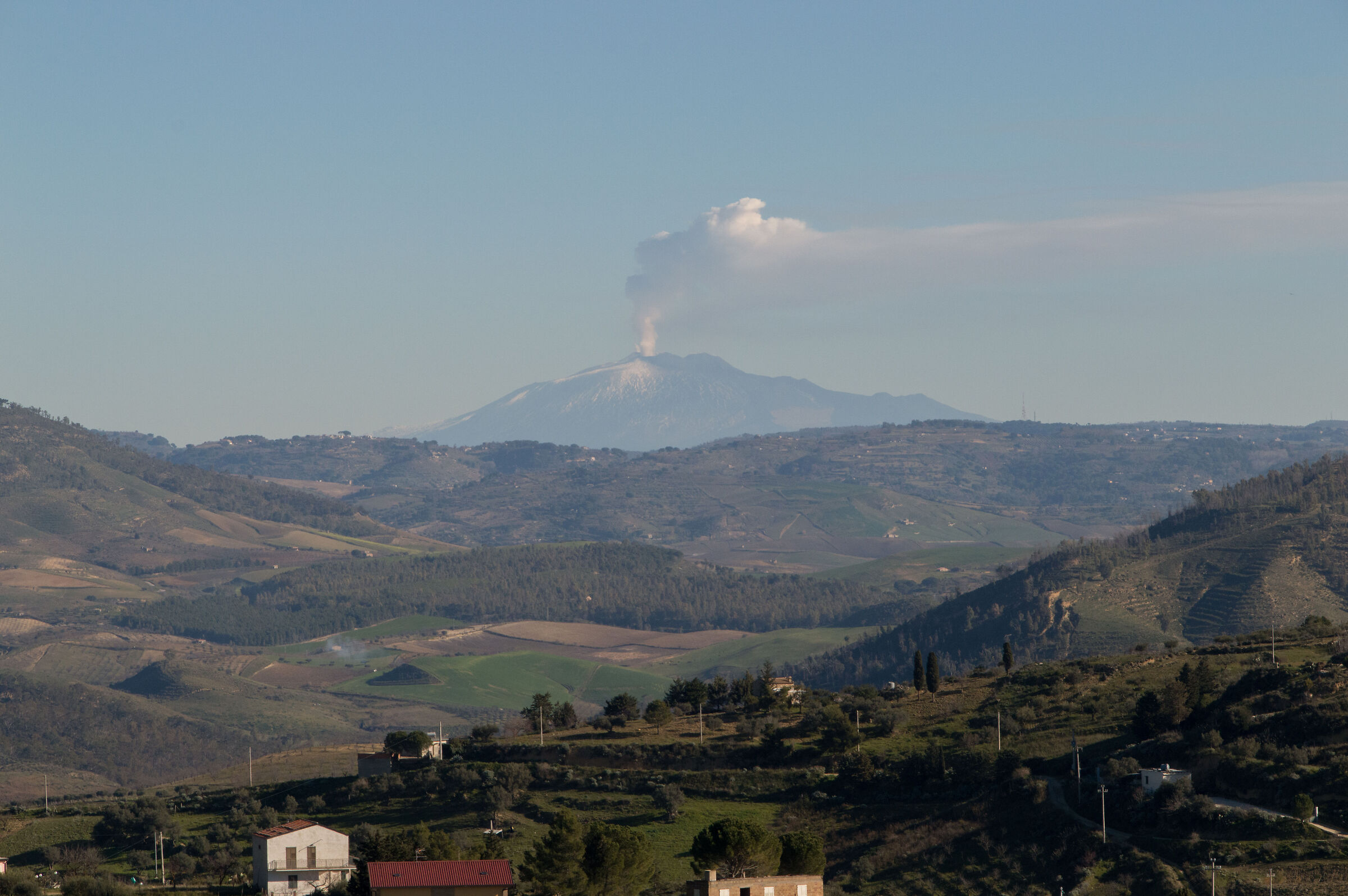 l'Etna a 100km
