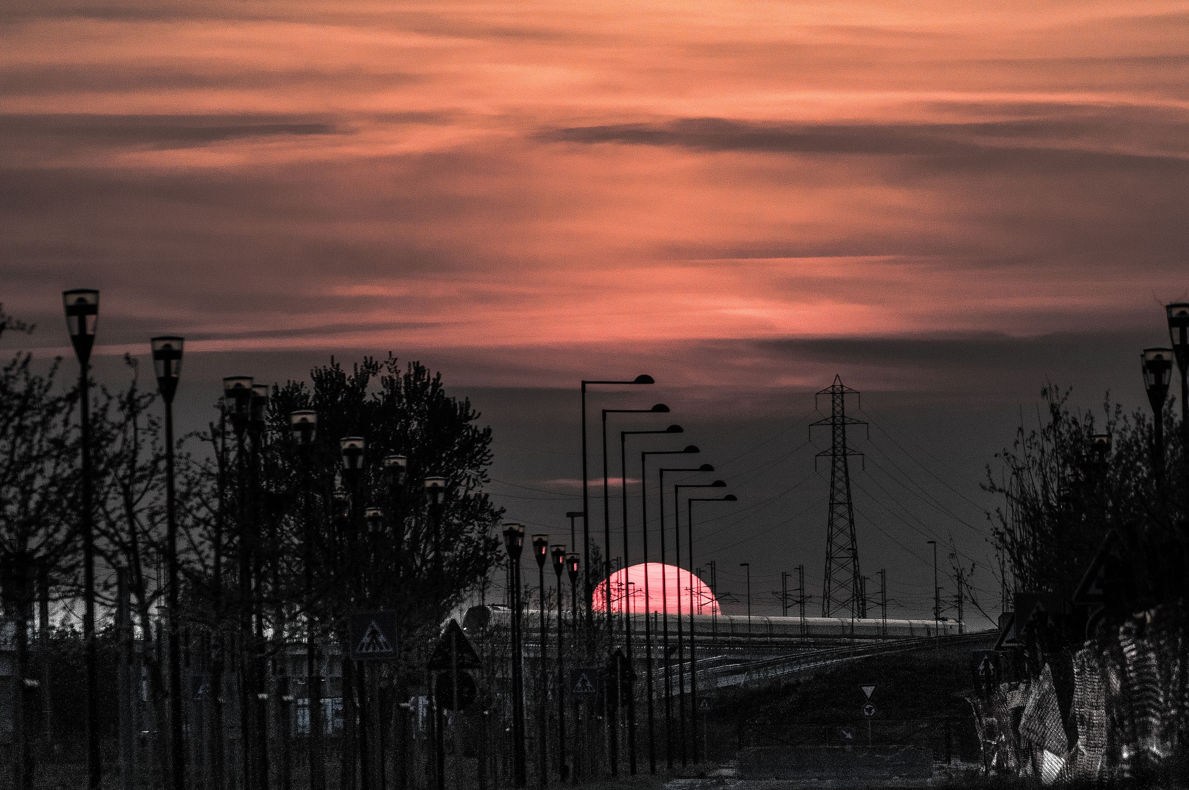 sfrecciando sul tramonto
