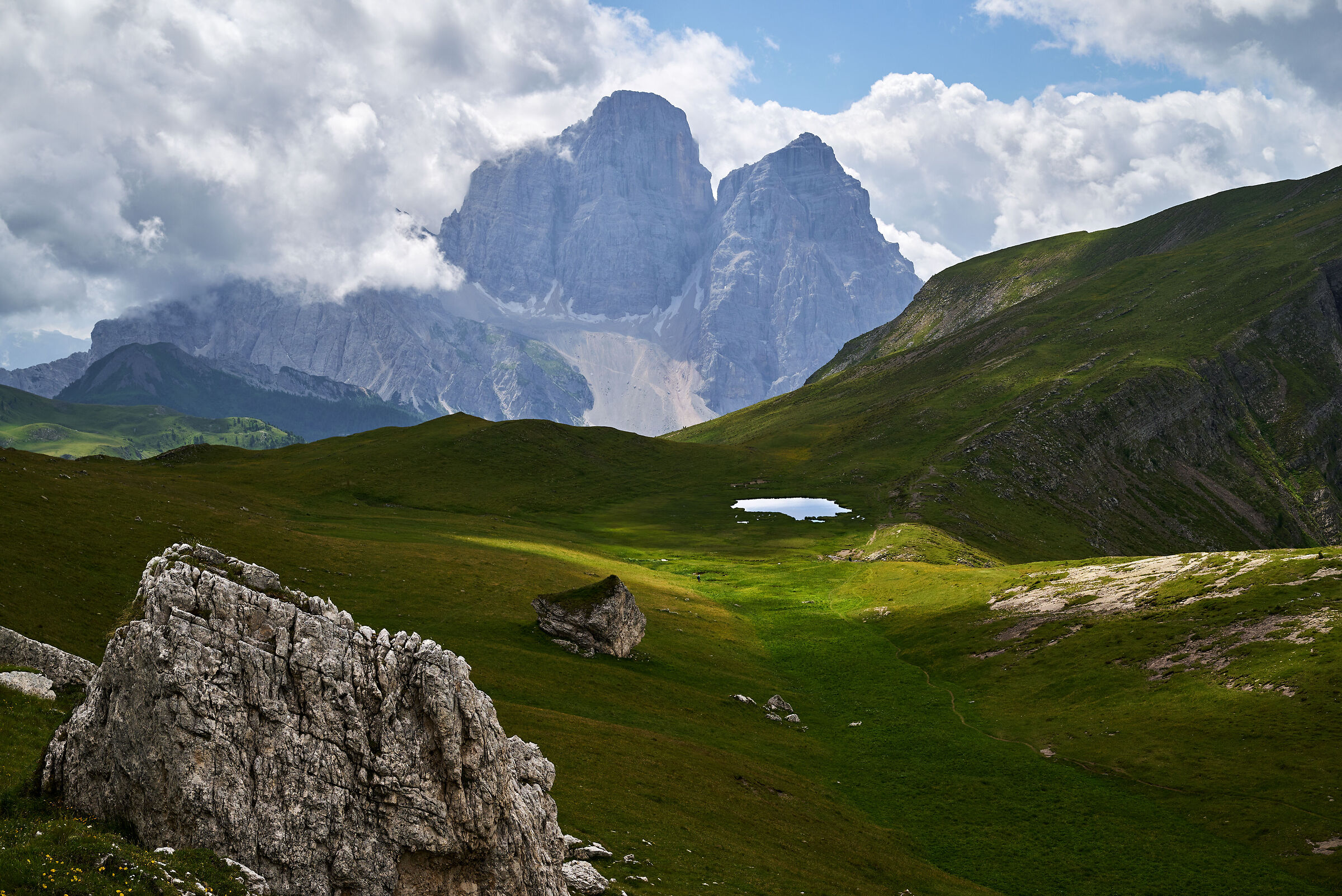 Mondeval, Lago delle Baste, Monte Pelmo