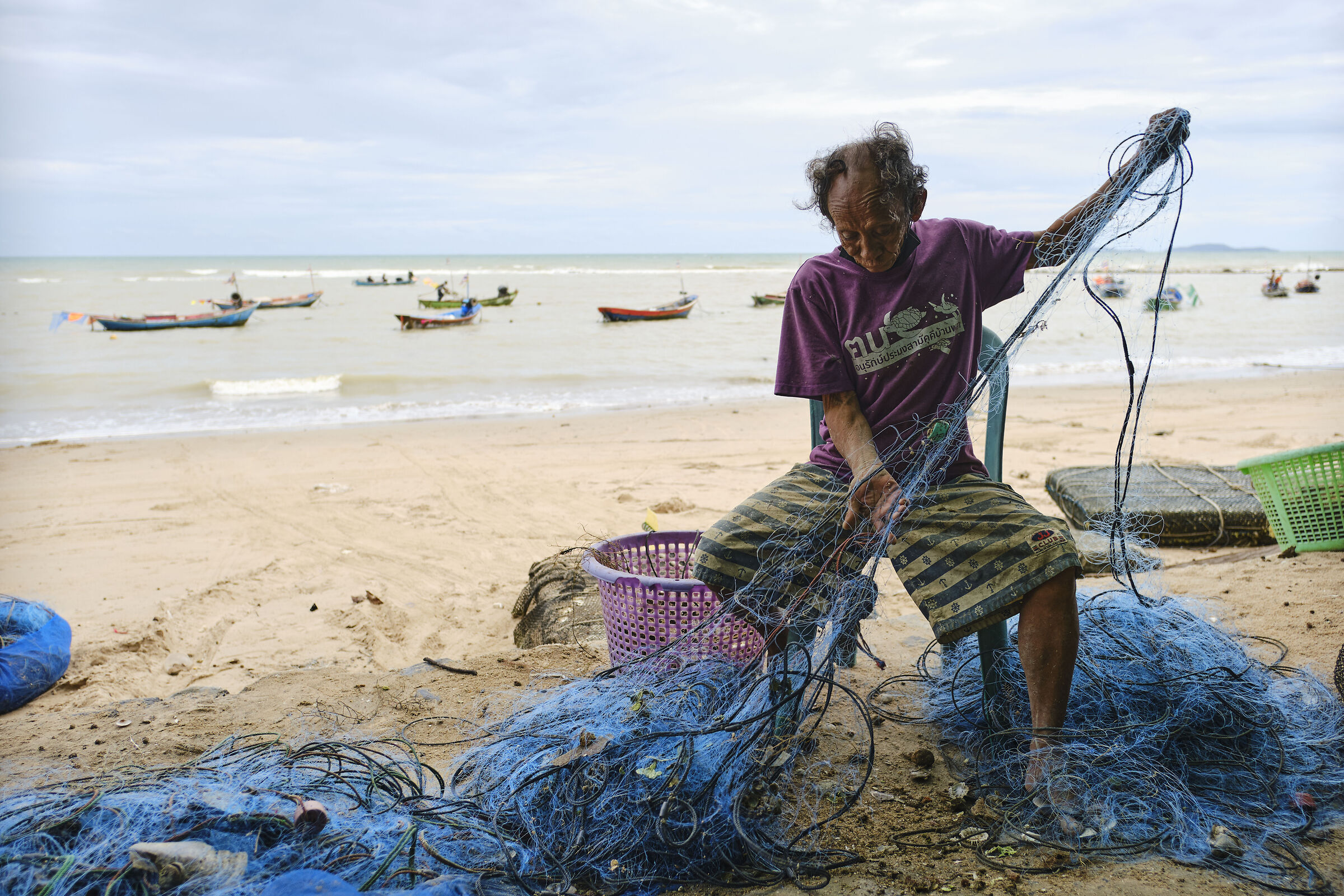 Il pescatore e le sue reti