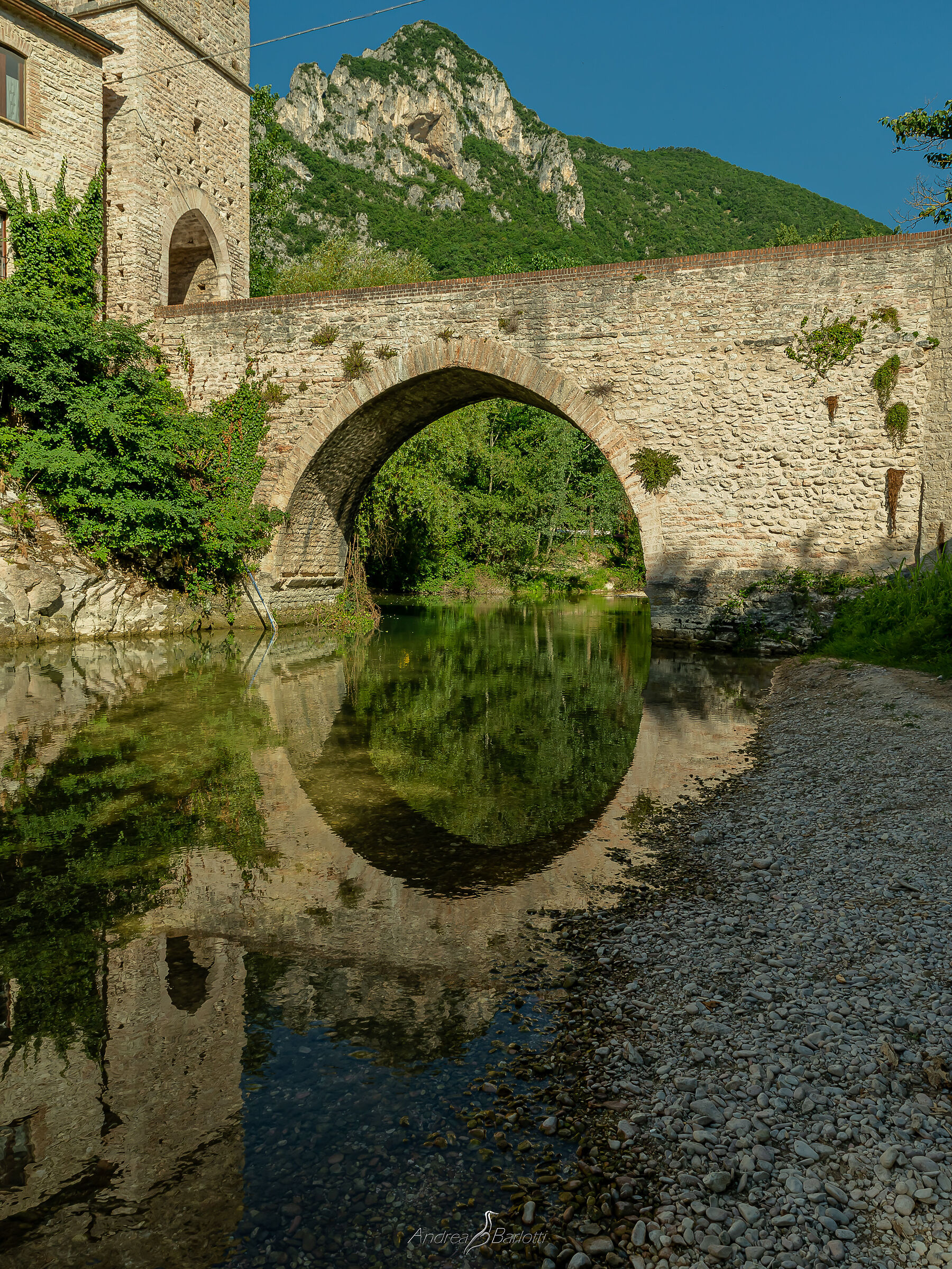 The Romanesque bridge of S.Vittore