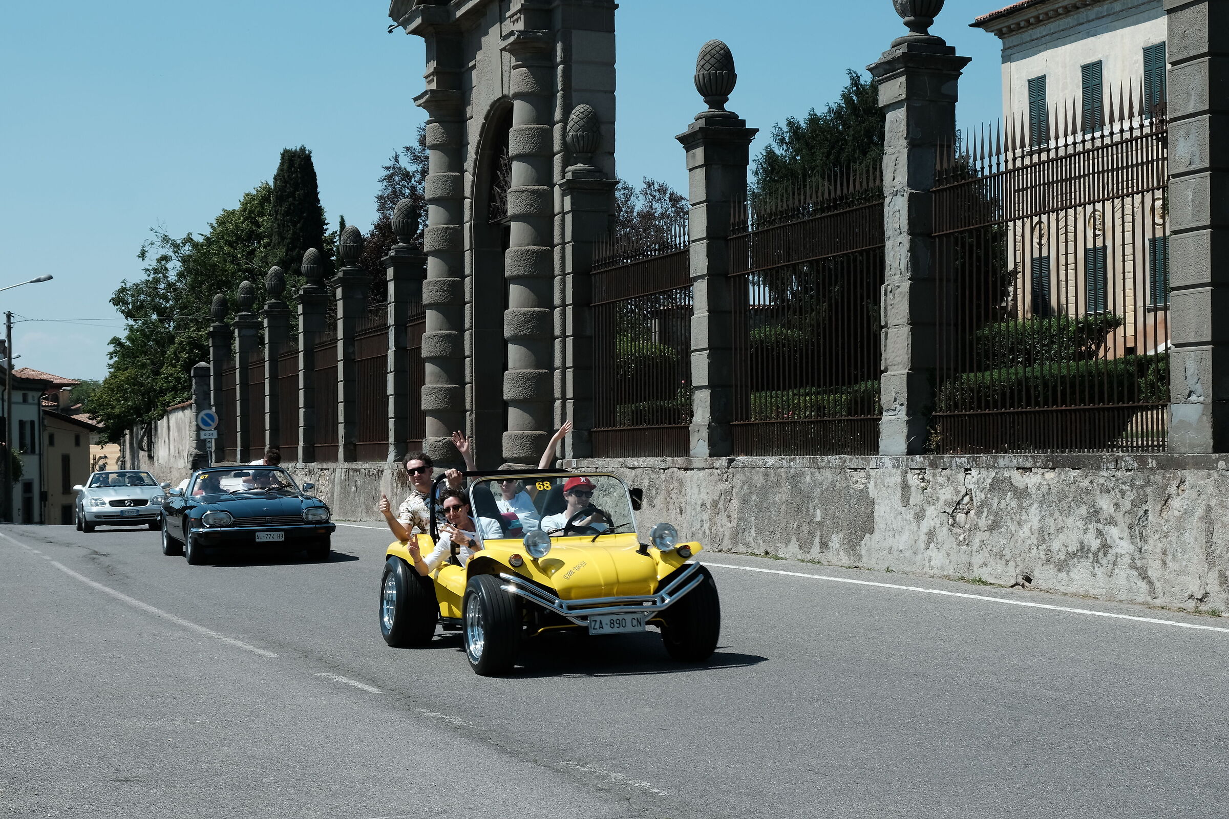 classic car motorcycle rally