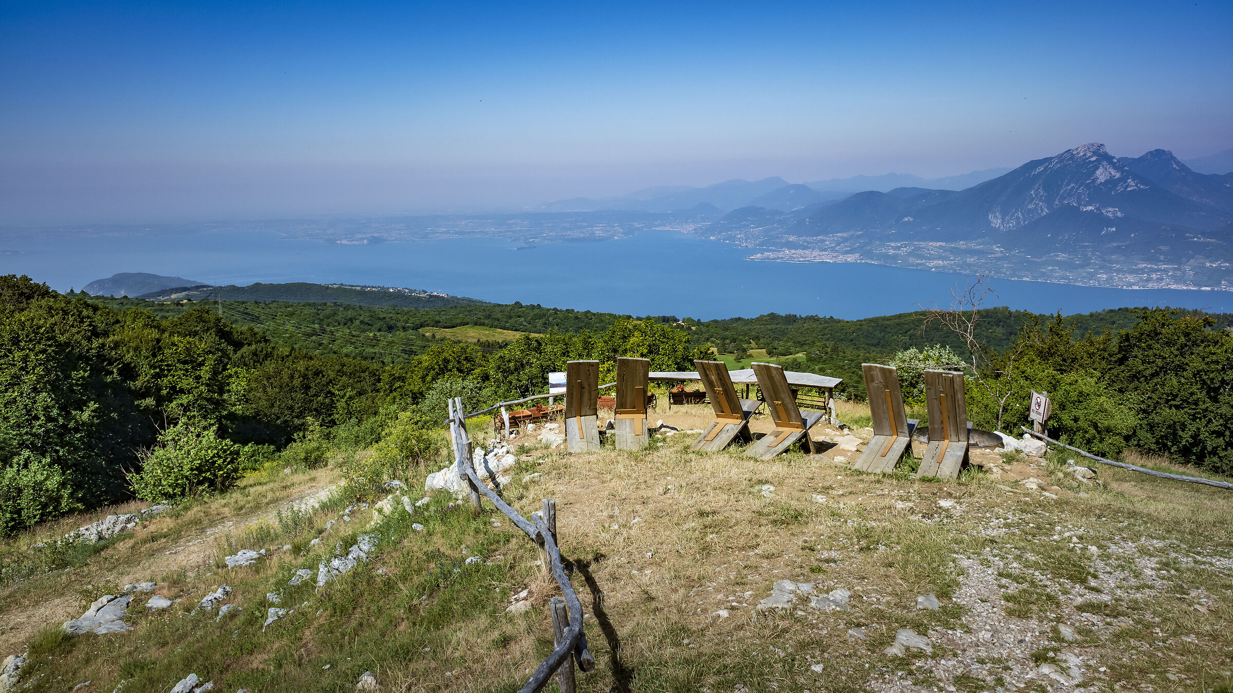 Deckchairs with a view