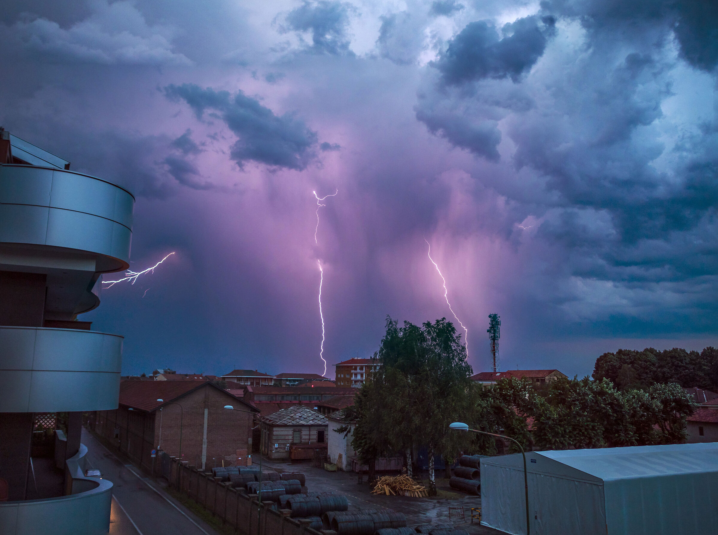 Temporale in avvicinamento