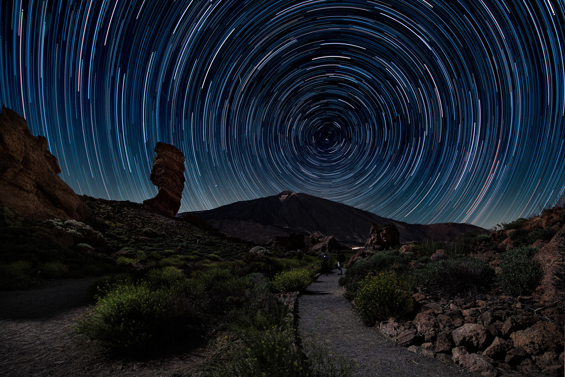 Startrail in Tenerife