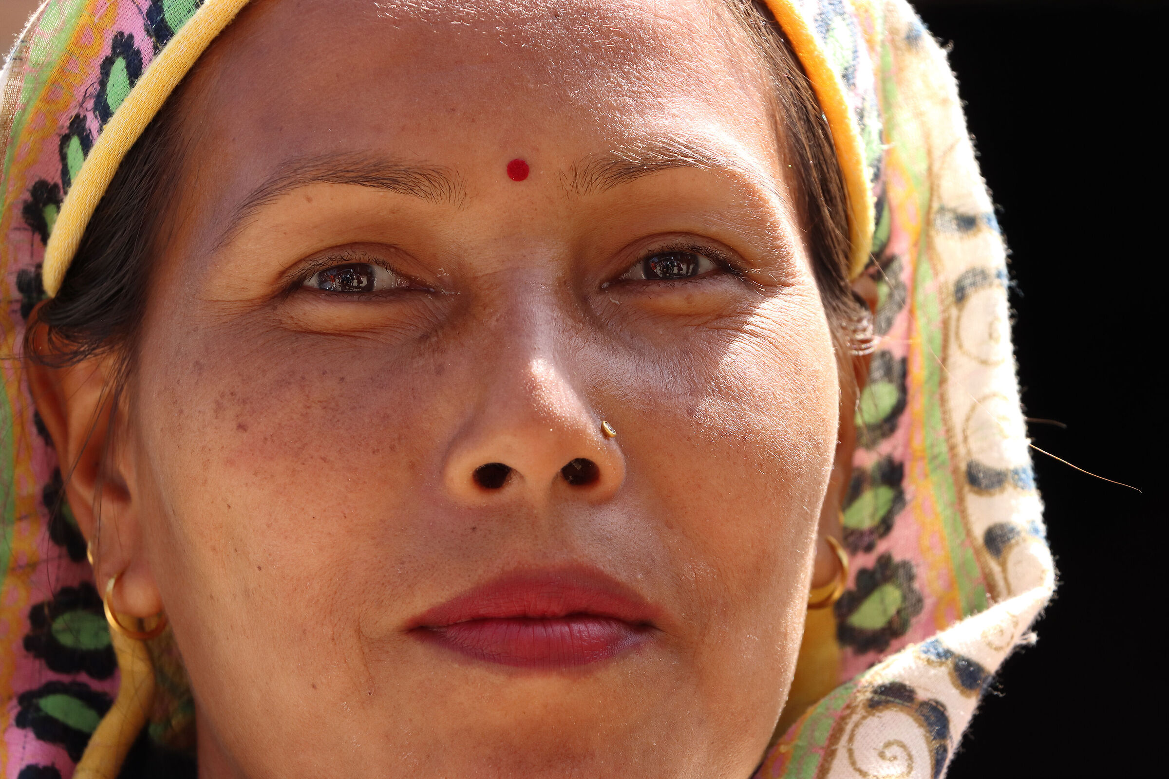 face in Budhnikantha