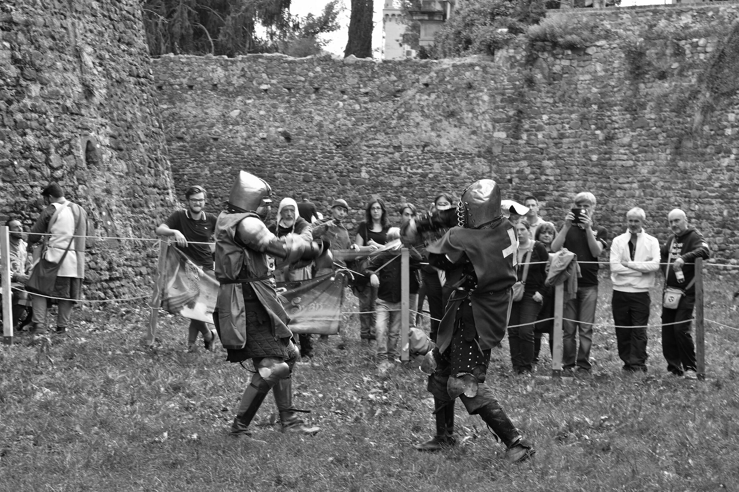 Black and white combat 1