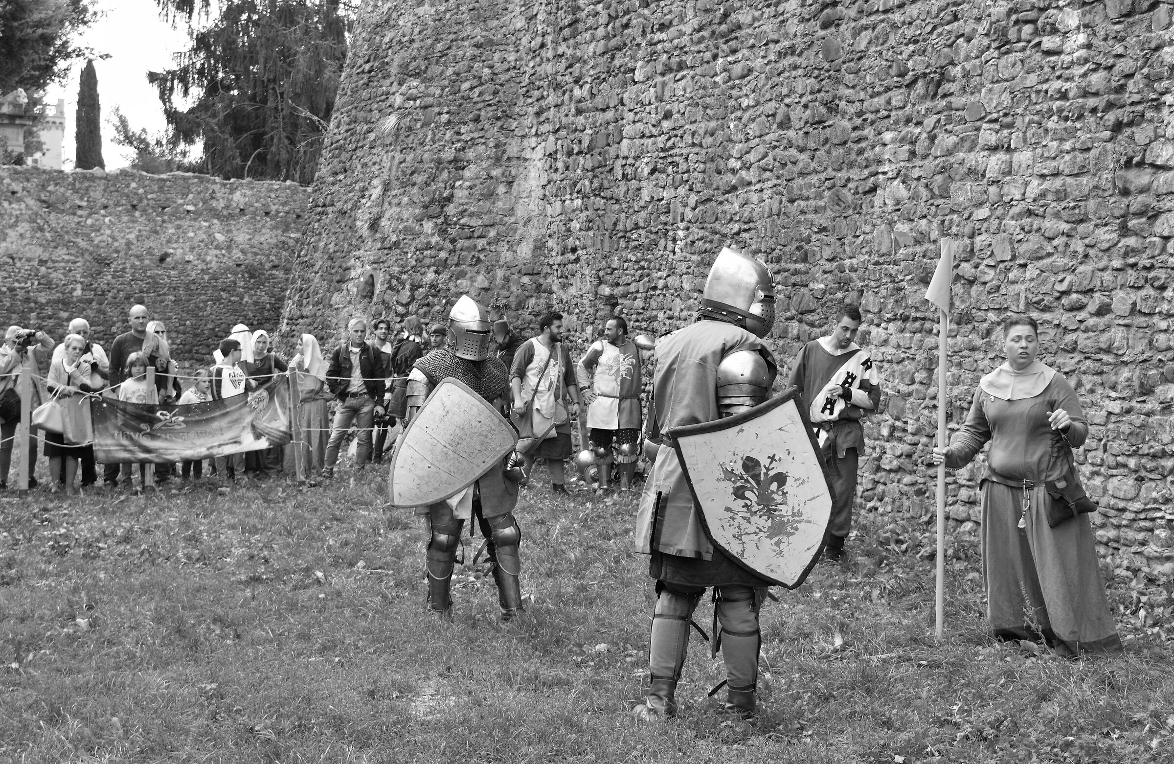 Combattimento in bianco e nero 3