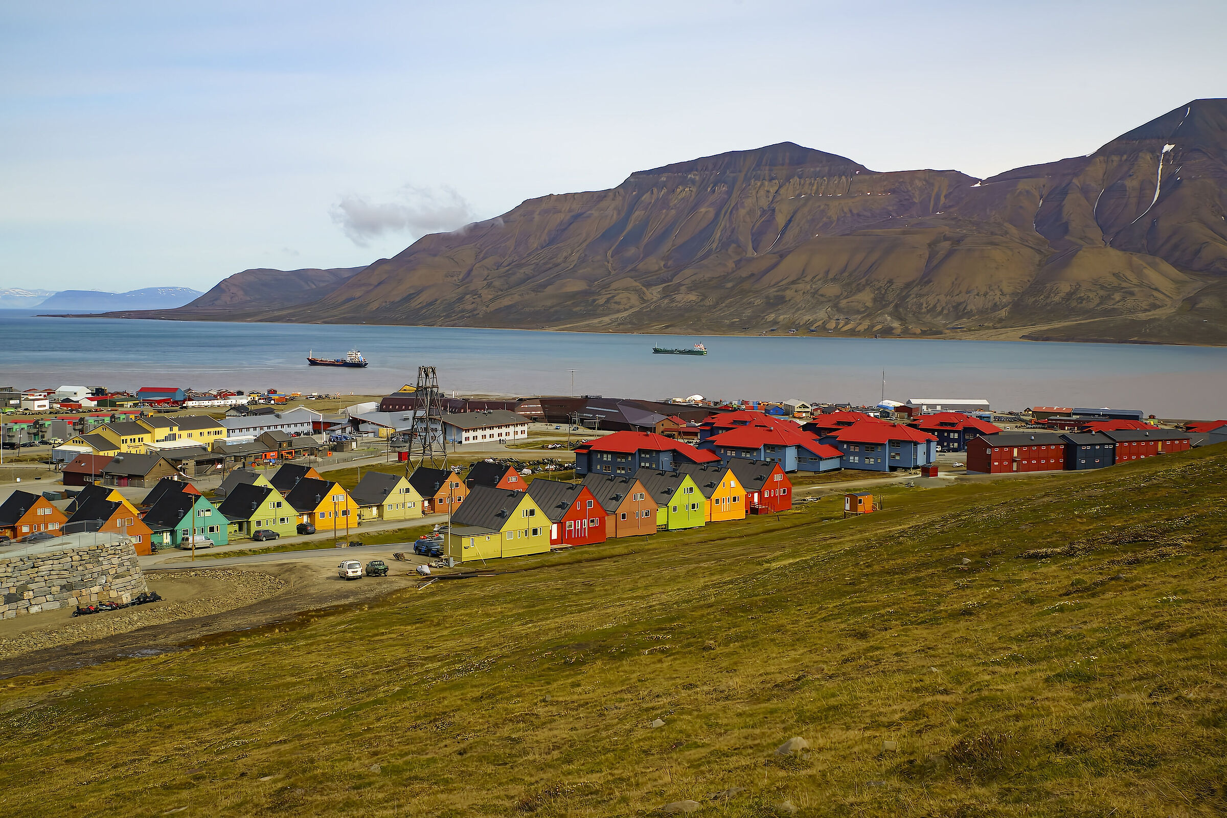 Casette colorate alle Svaldbard