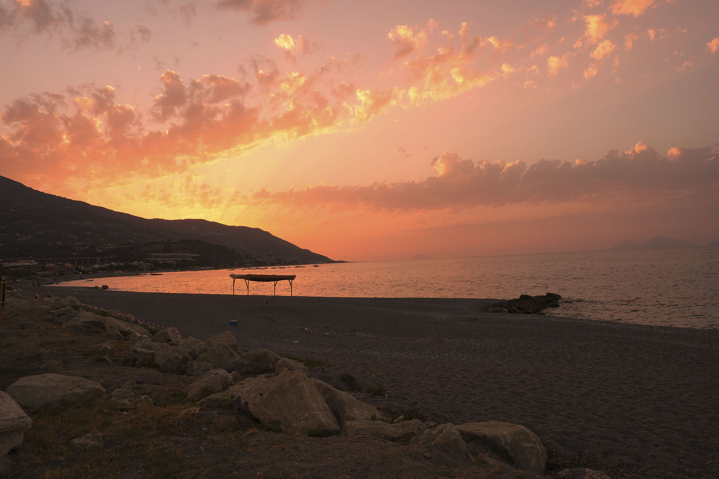 Tramonto sul Golfo di Patti