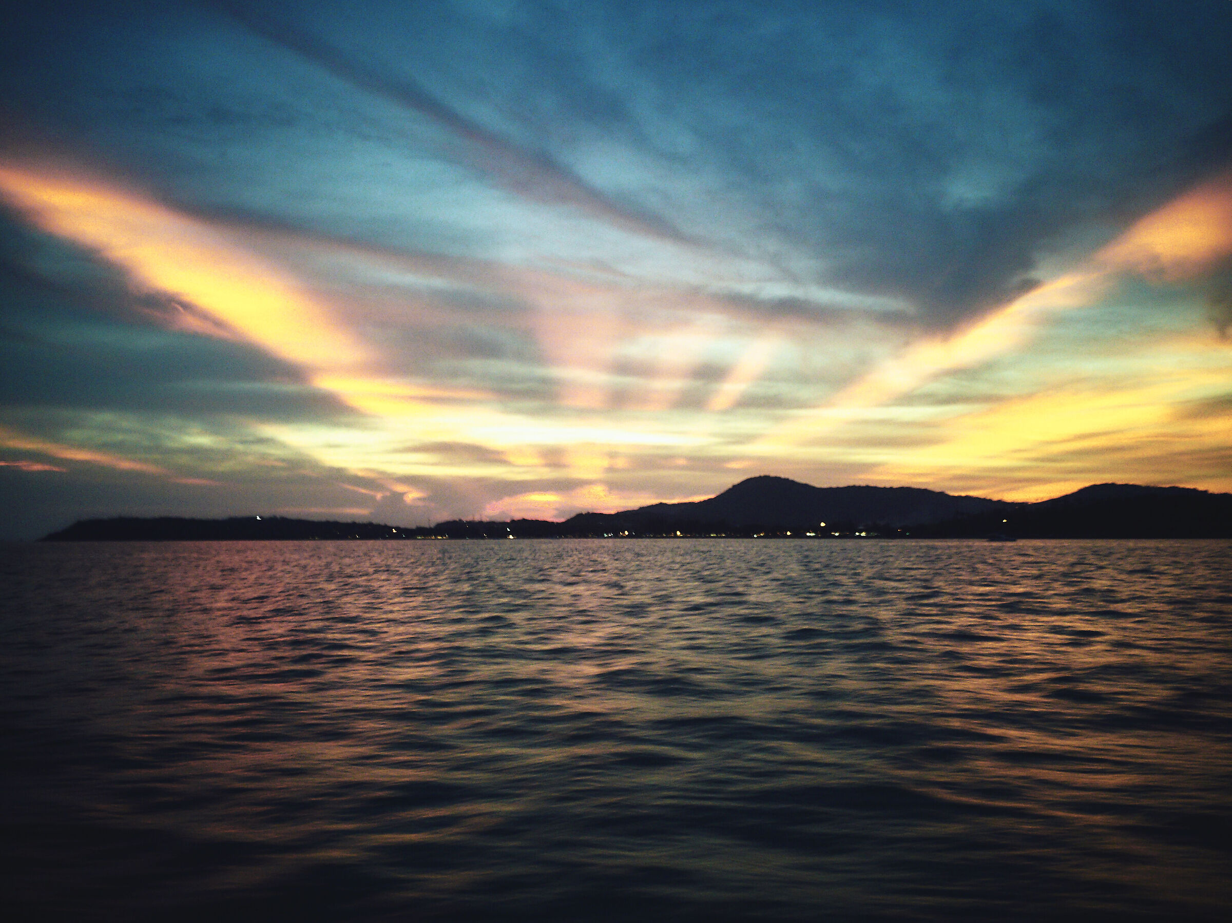 Sunset at Chalong Bay
