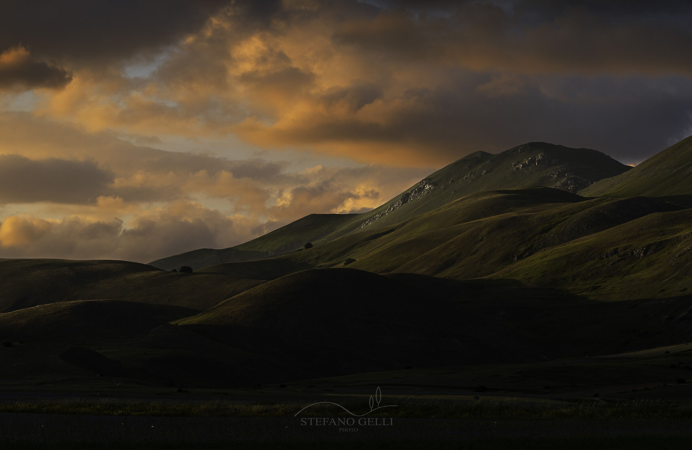 Tramonto a Castelluccio