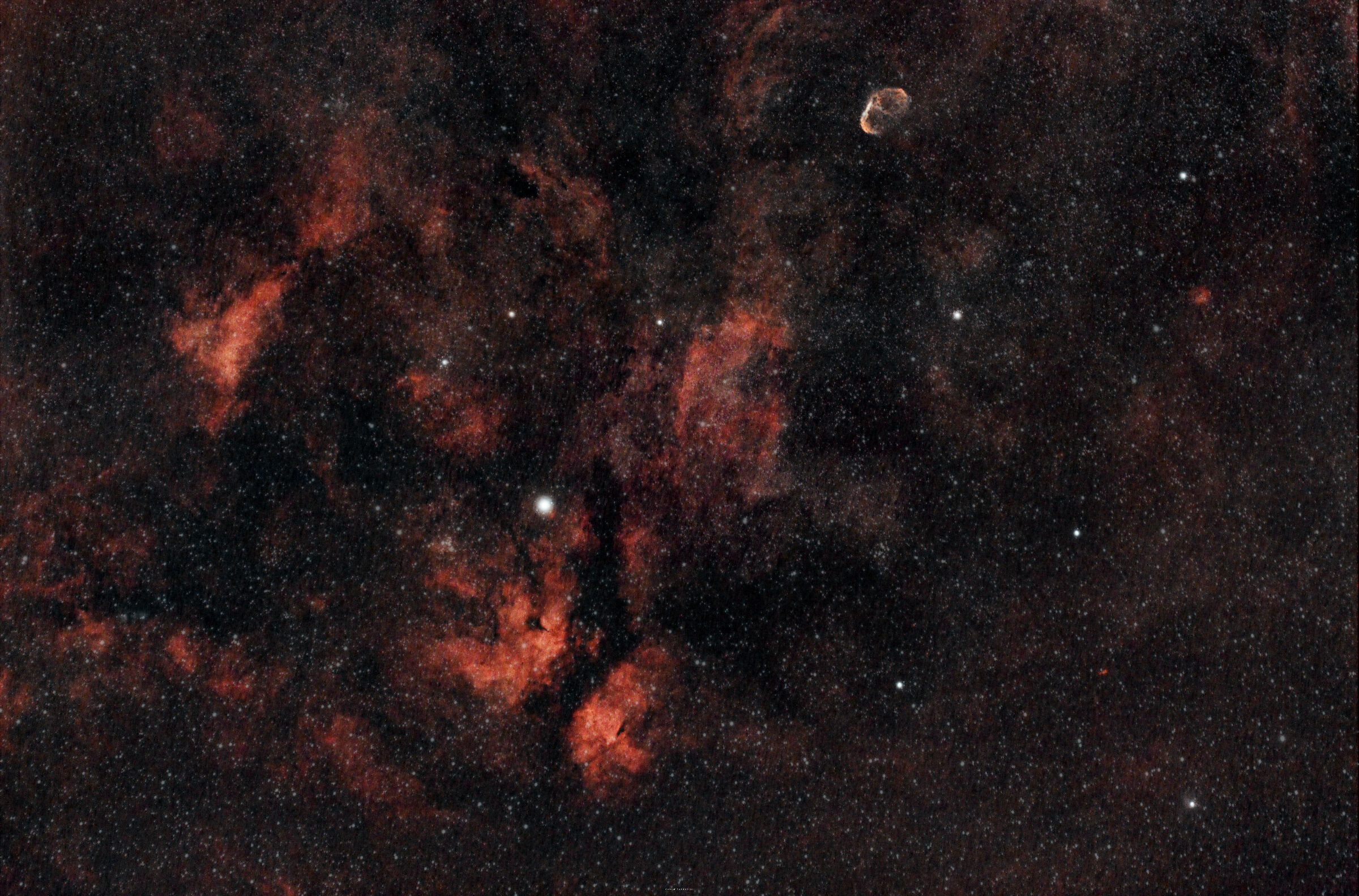 Sadr and the Crescemte Nebula