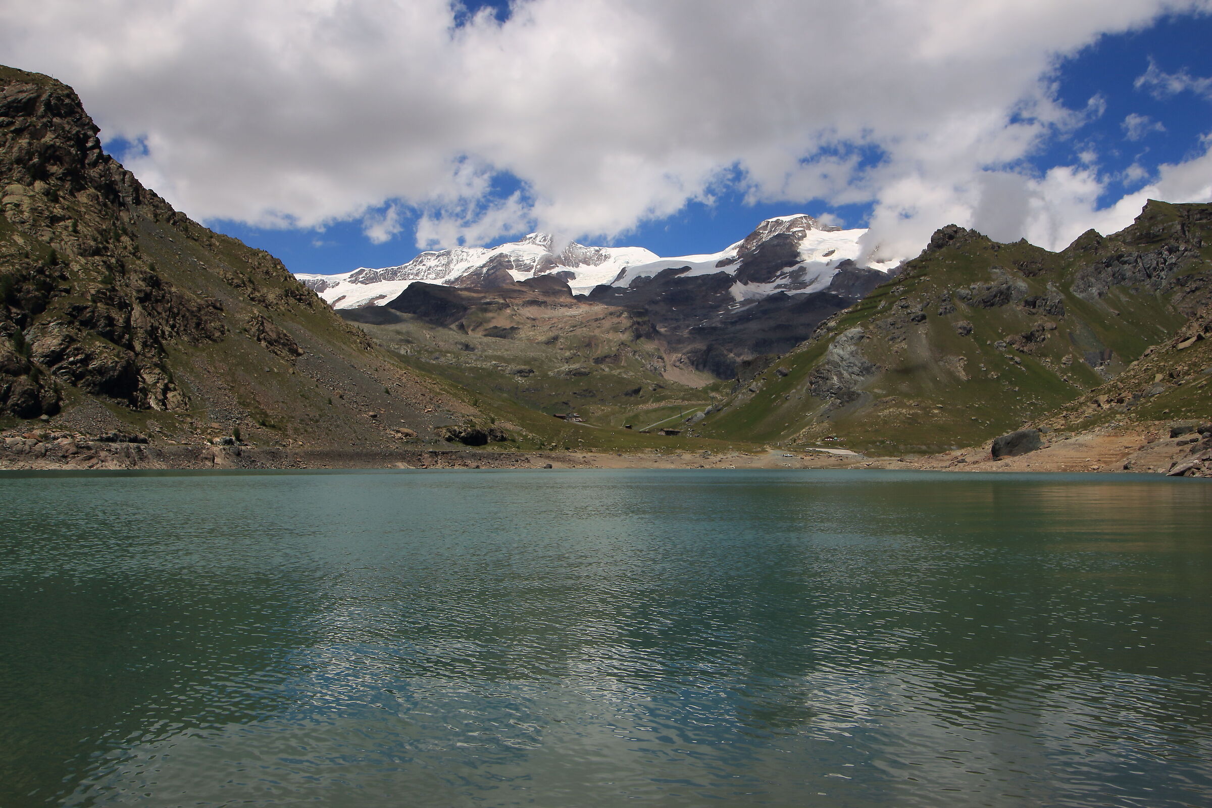 Dam with Monte Rosa View