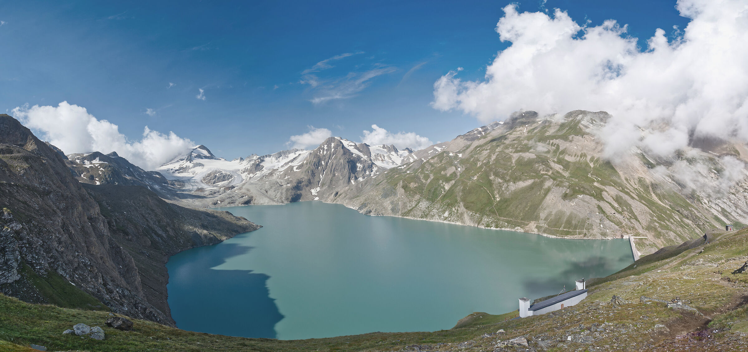 Lake Sabbione just below the refuge