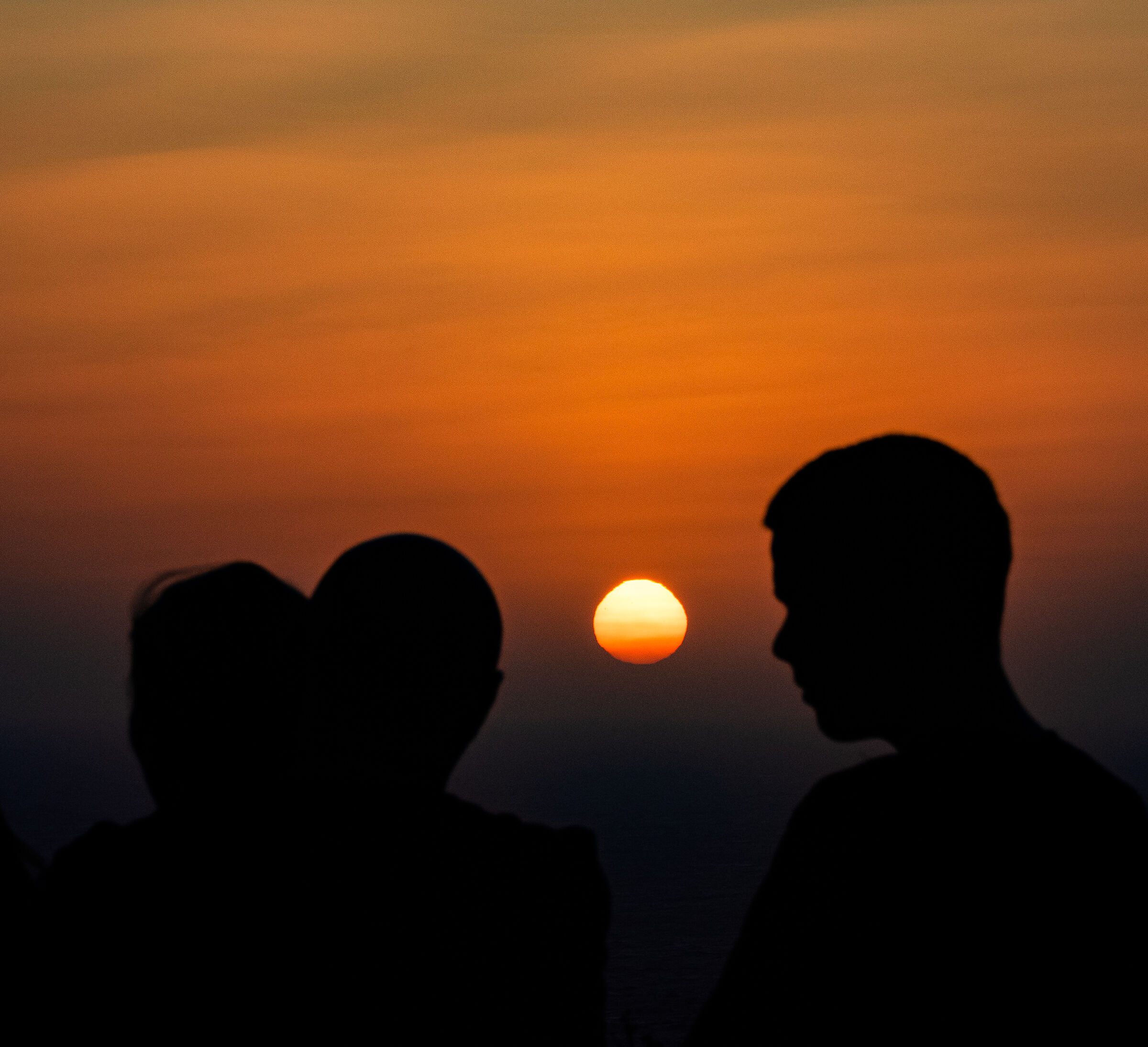 Aperitif at sunset